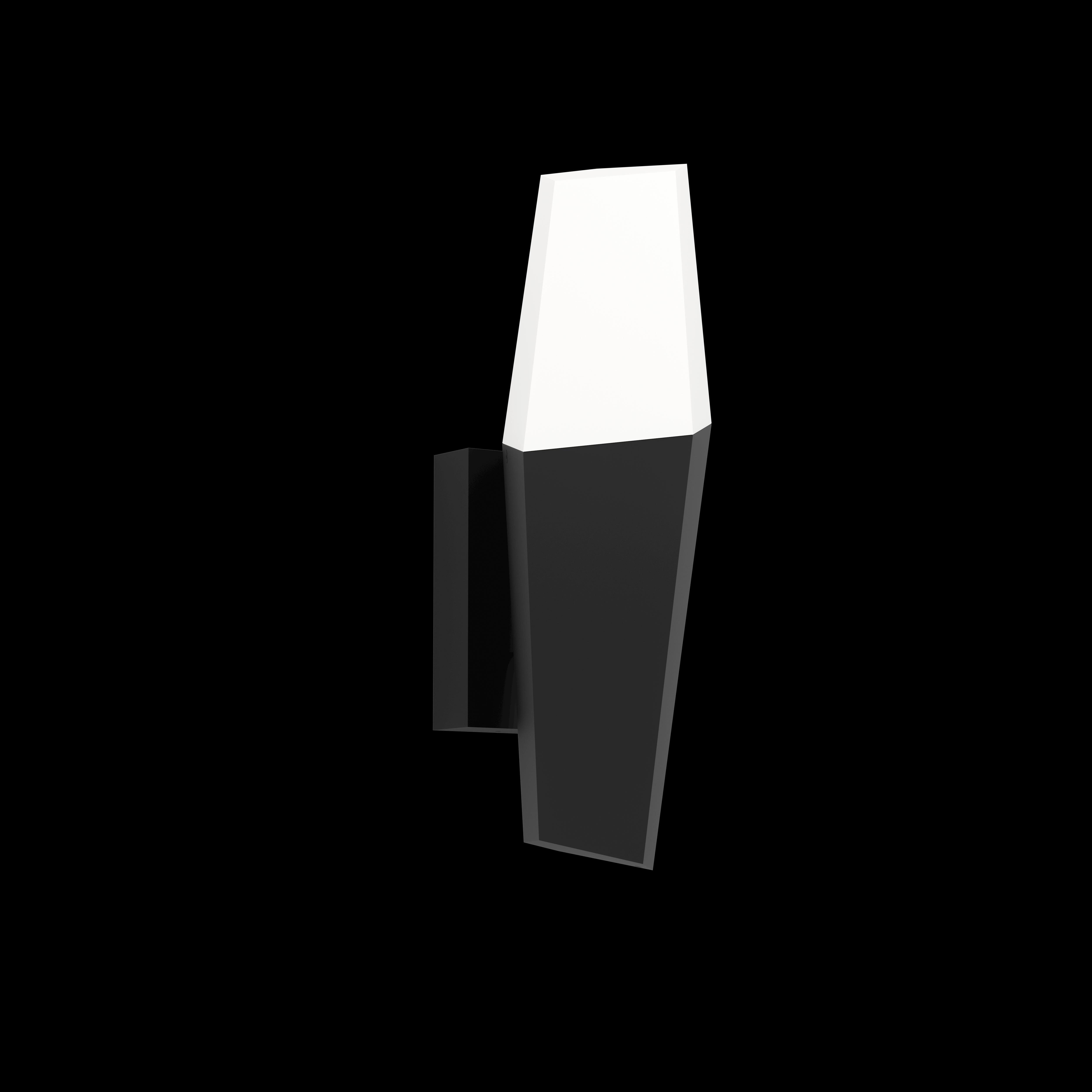 eglo farindola ip44 black outdoor wall light living room close up