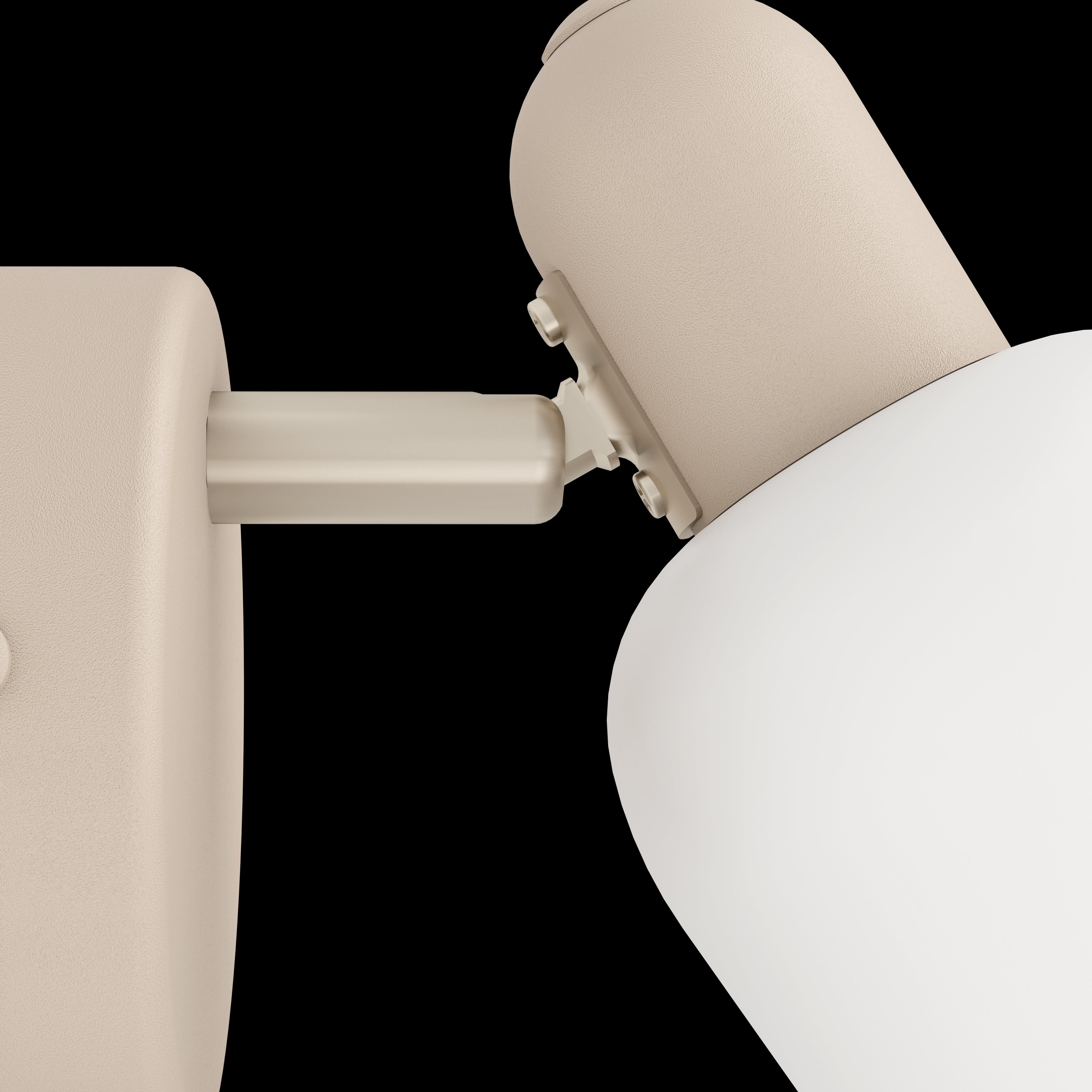 eglo corato sand white glass wall spotlight Kitchen Lighting Close Up