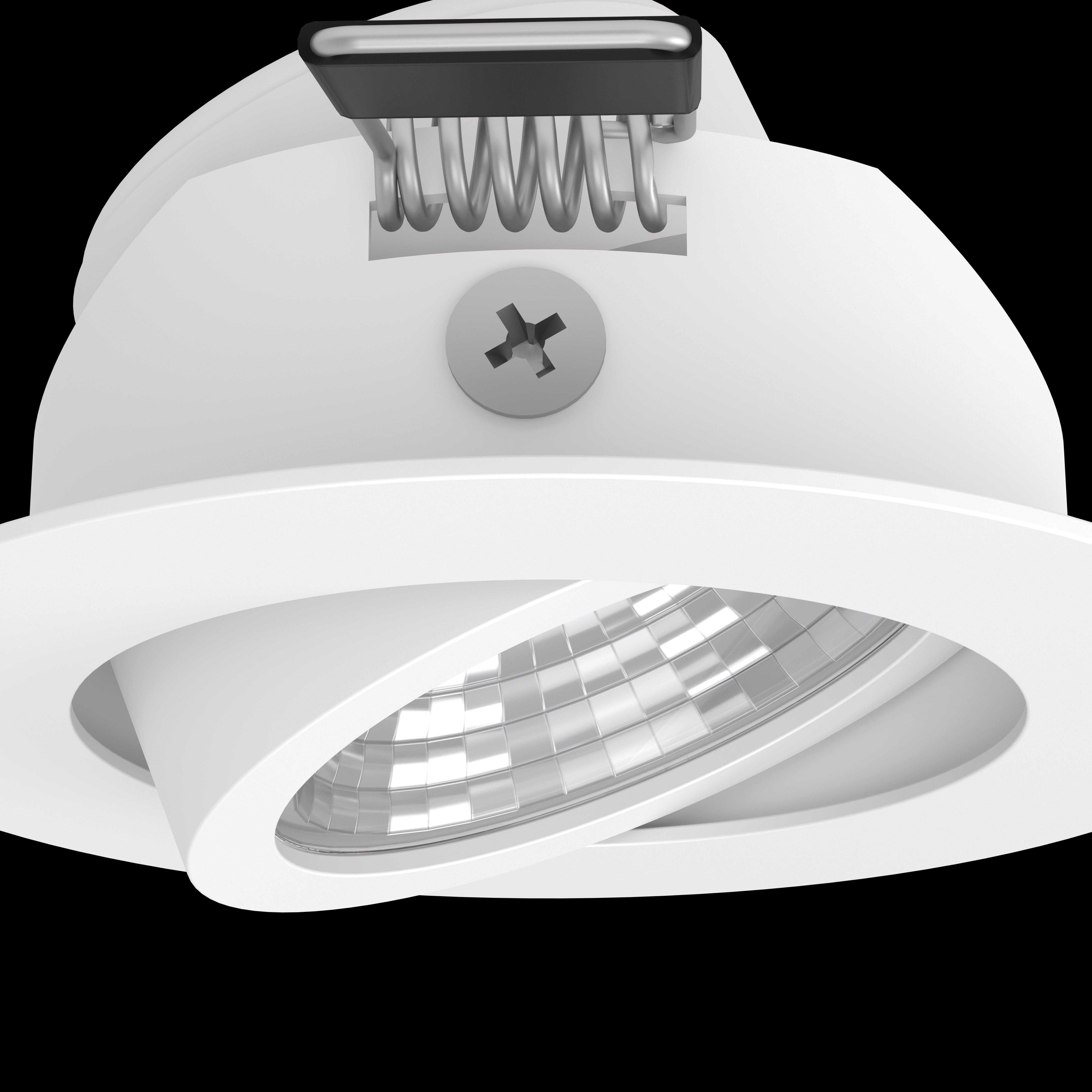 eglo saliceto set of 3 white led recessed spot lights hallway lighting