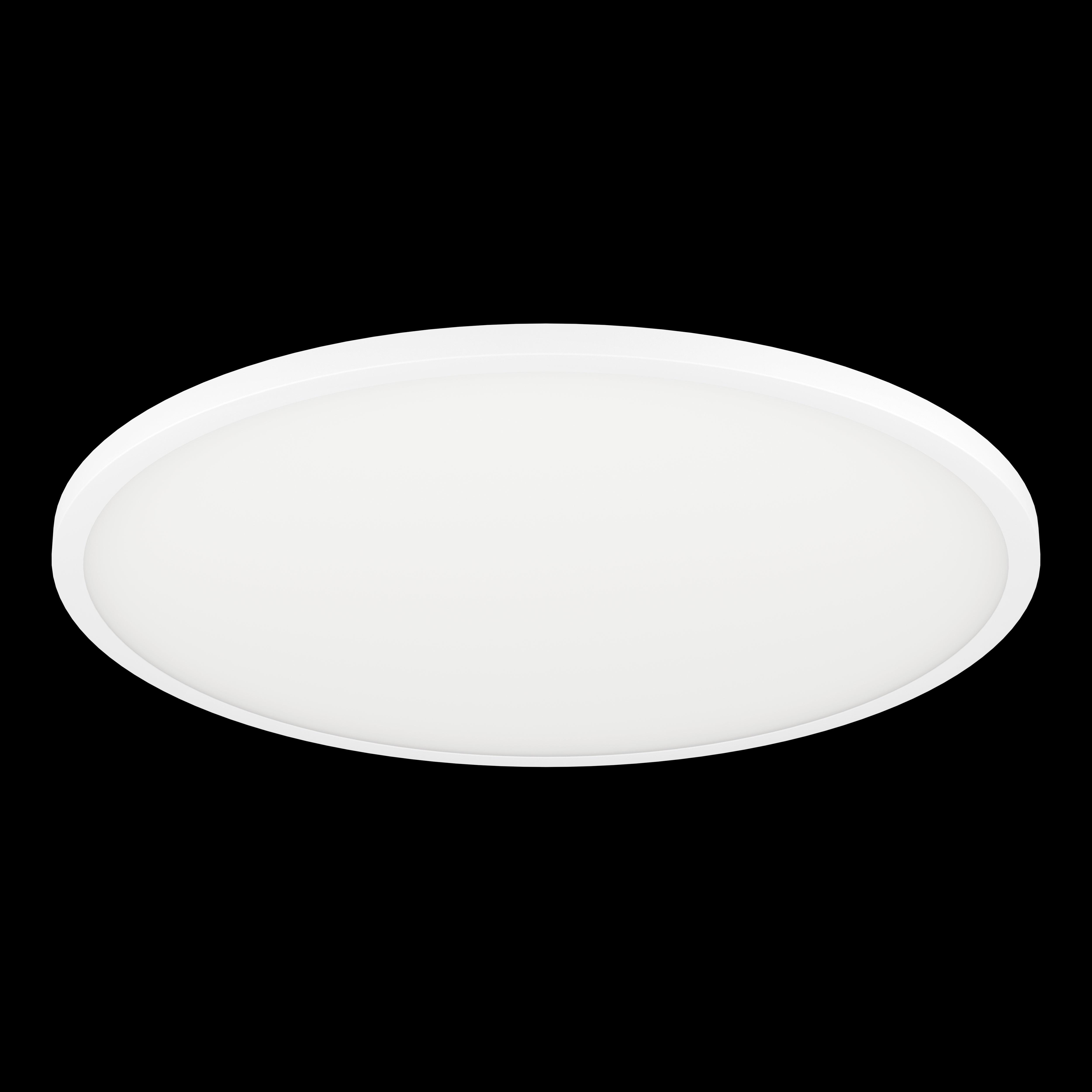 eglo connect sarsina z smart led white round ceiling flush 60cm living room close up