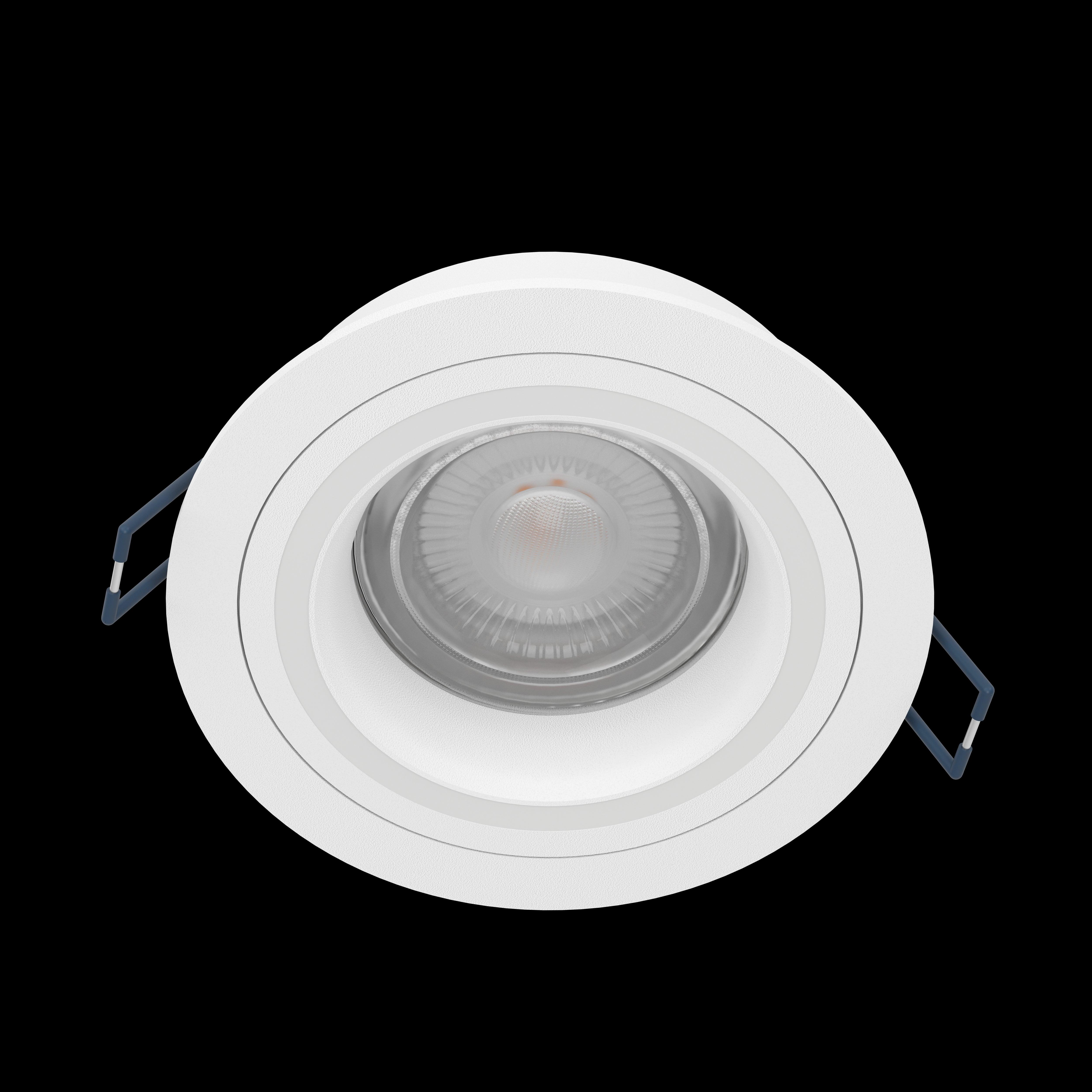 eglo carosso z round white smart led recessed spot light kitchen lighting