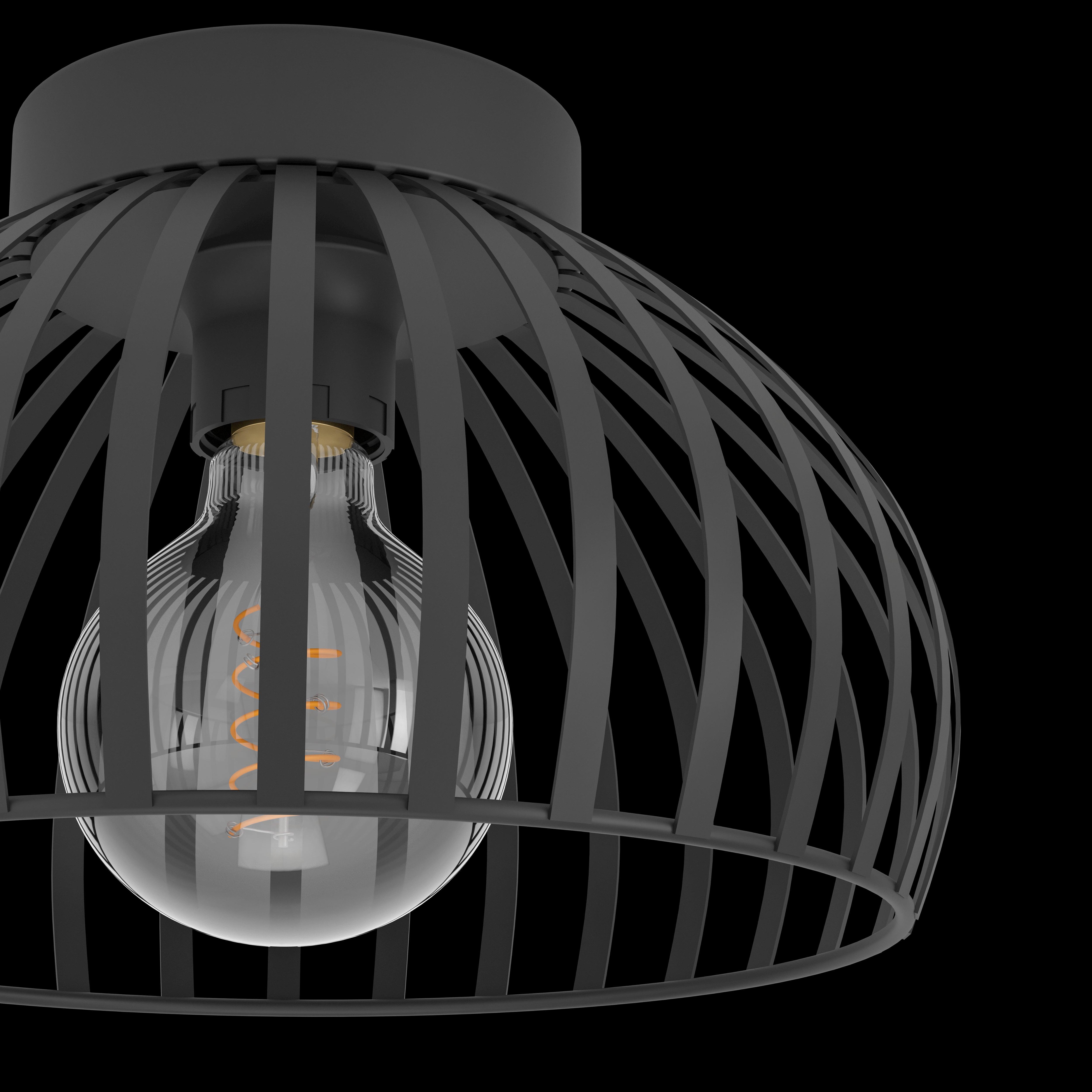 eglo mogano 3 black metal round flush ceiling light 28cm kitchen lighting