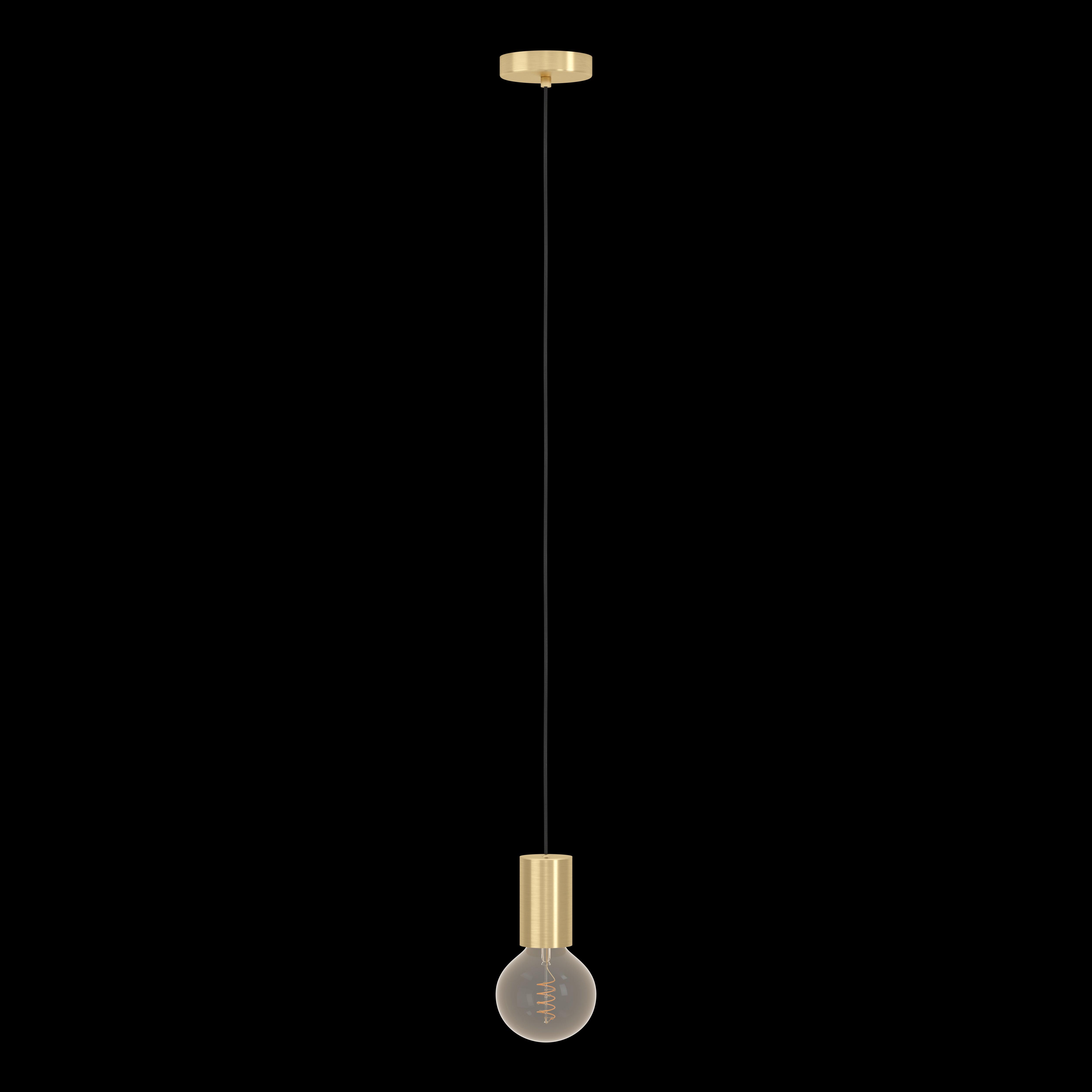 eglo pozueta 1 gold lamp holder cable ceiling pendant living room image