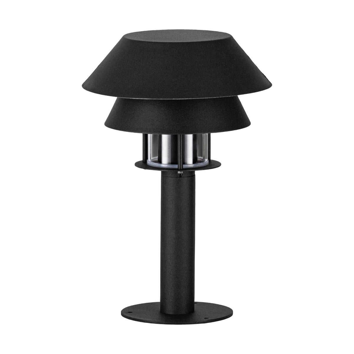 eglo chiappera black ip65 outdoor pedestal light living room image