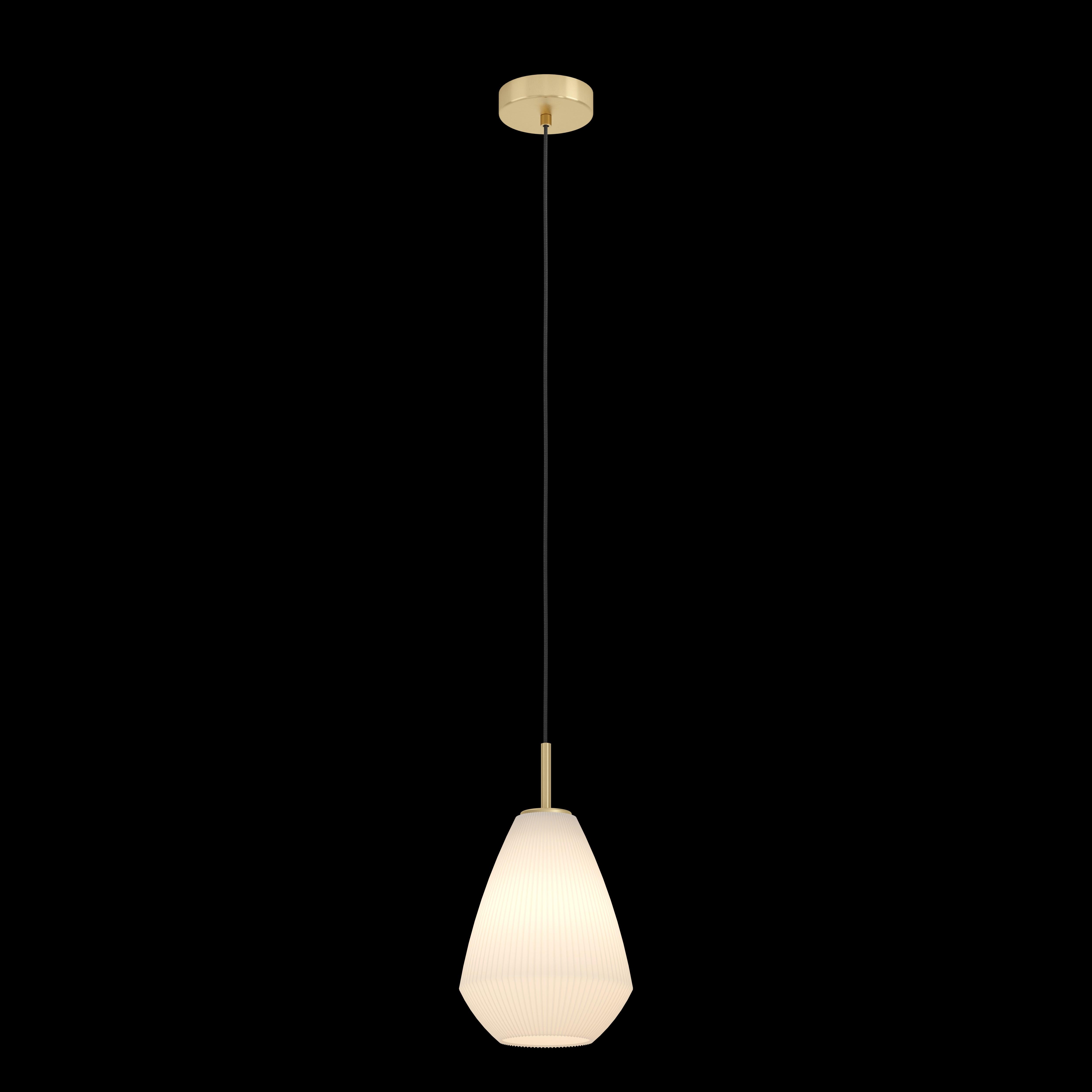 eglo caprarola conical satin glass brass ceiling pendant living room image