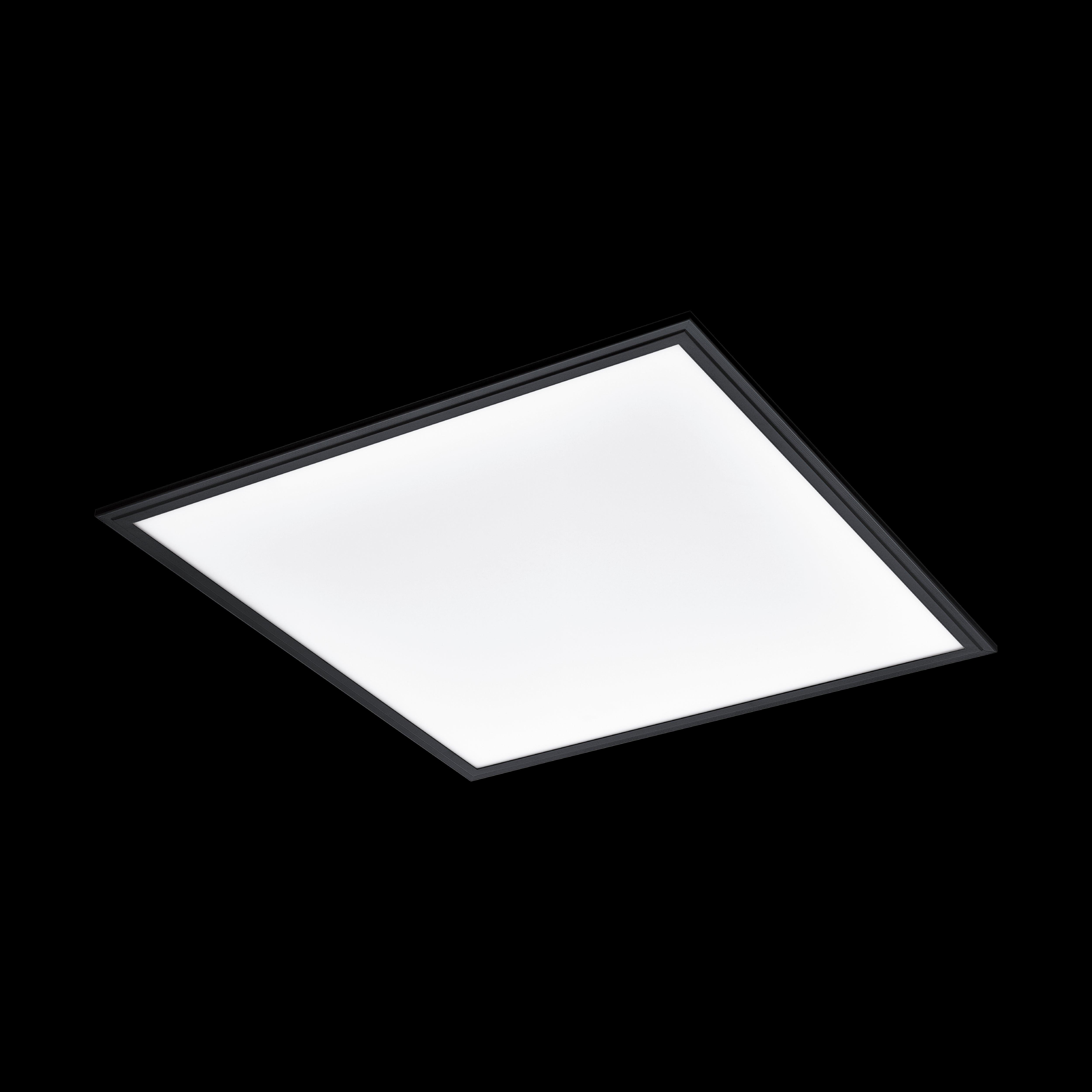Eglo Salobrena 1 LED Black Square Ceiling Flush - 59.5cm-clearance
