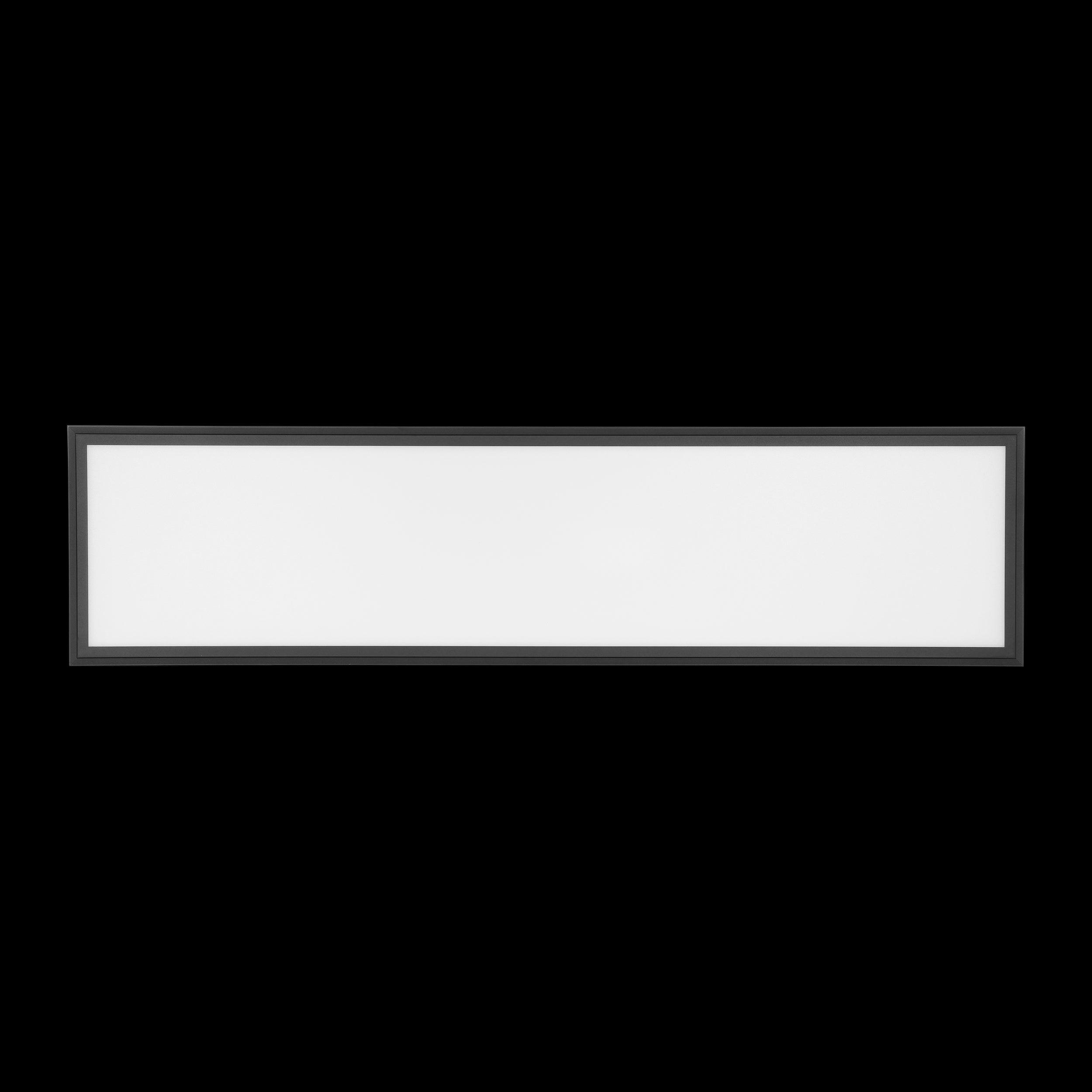 eglo salobrena 1 led rectangular black ceiling flush kitchen lighting