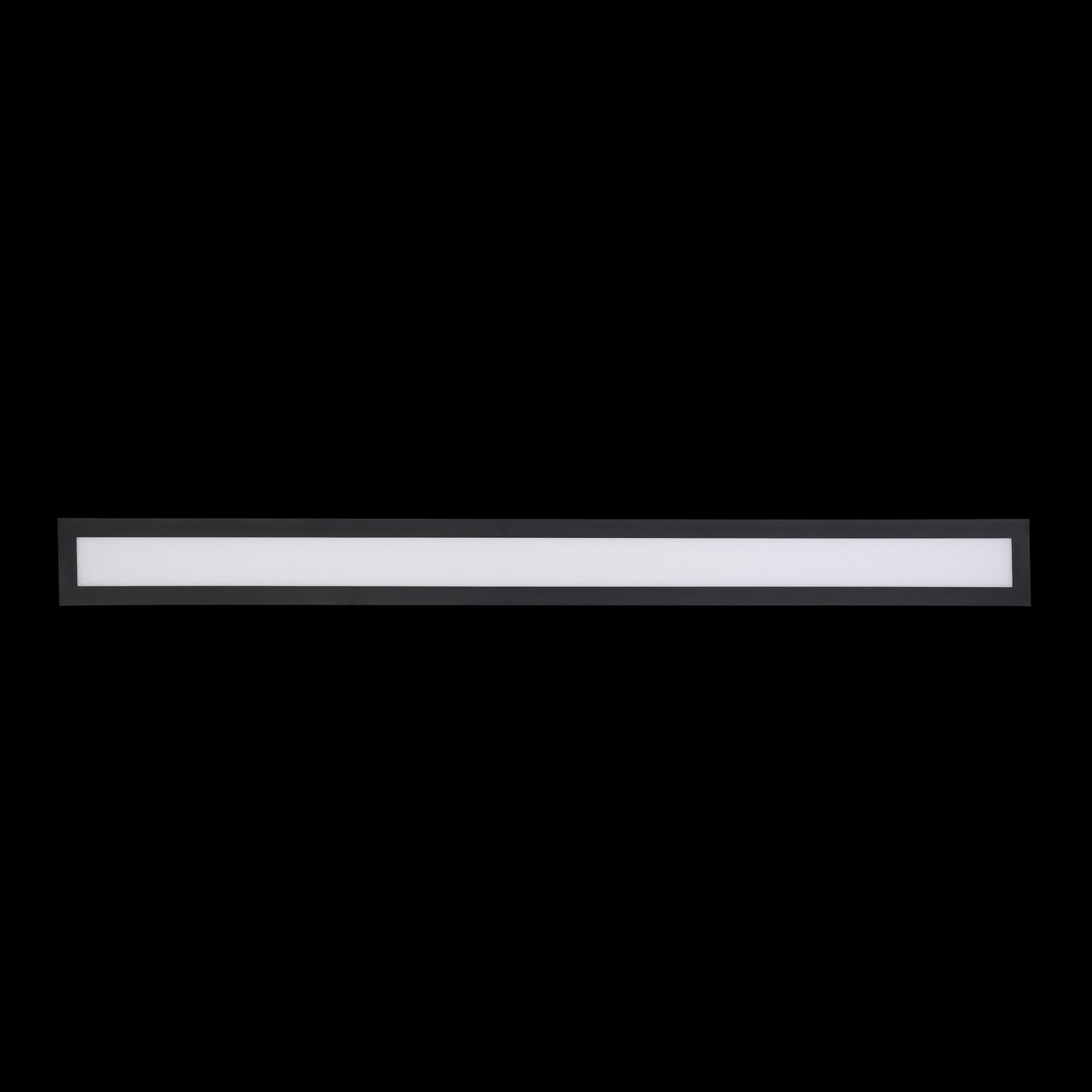 eglo salobrena 1 led slim rectangular black ceiling flush light kitchen lighting
