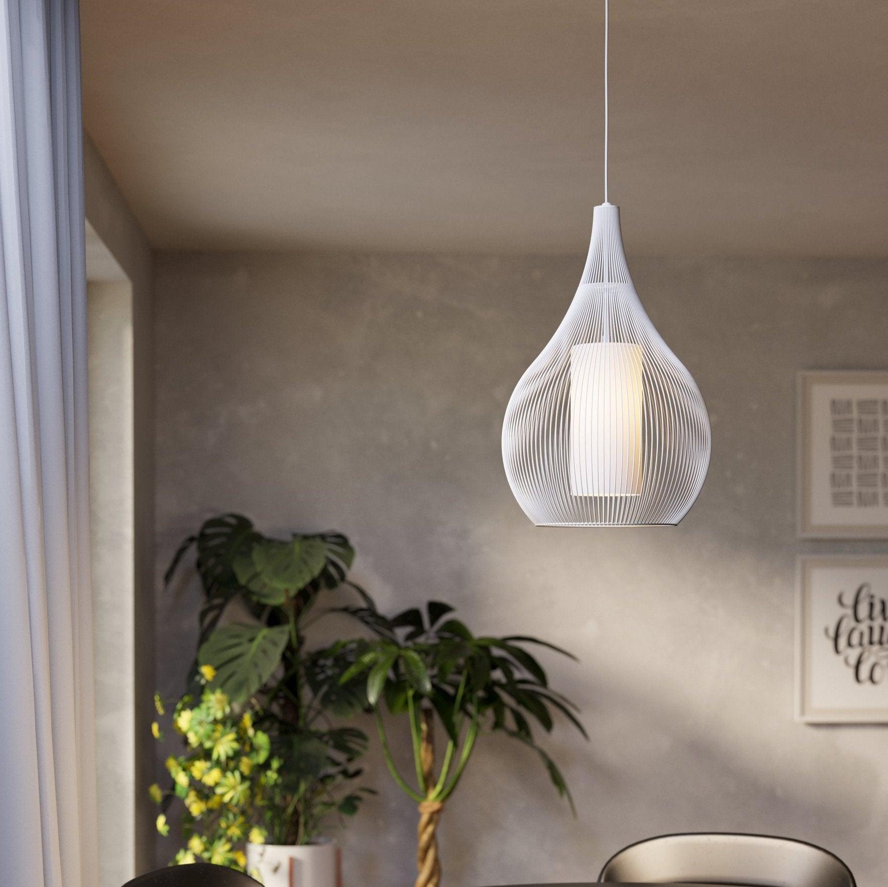 eglo razoni 1 white wire glass pendant