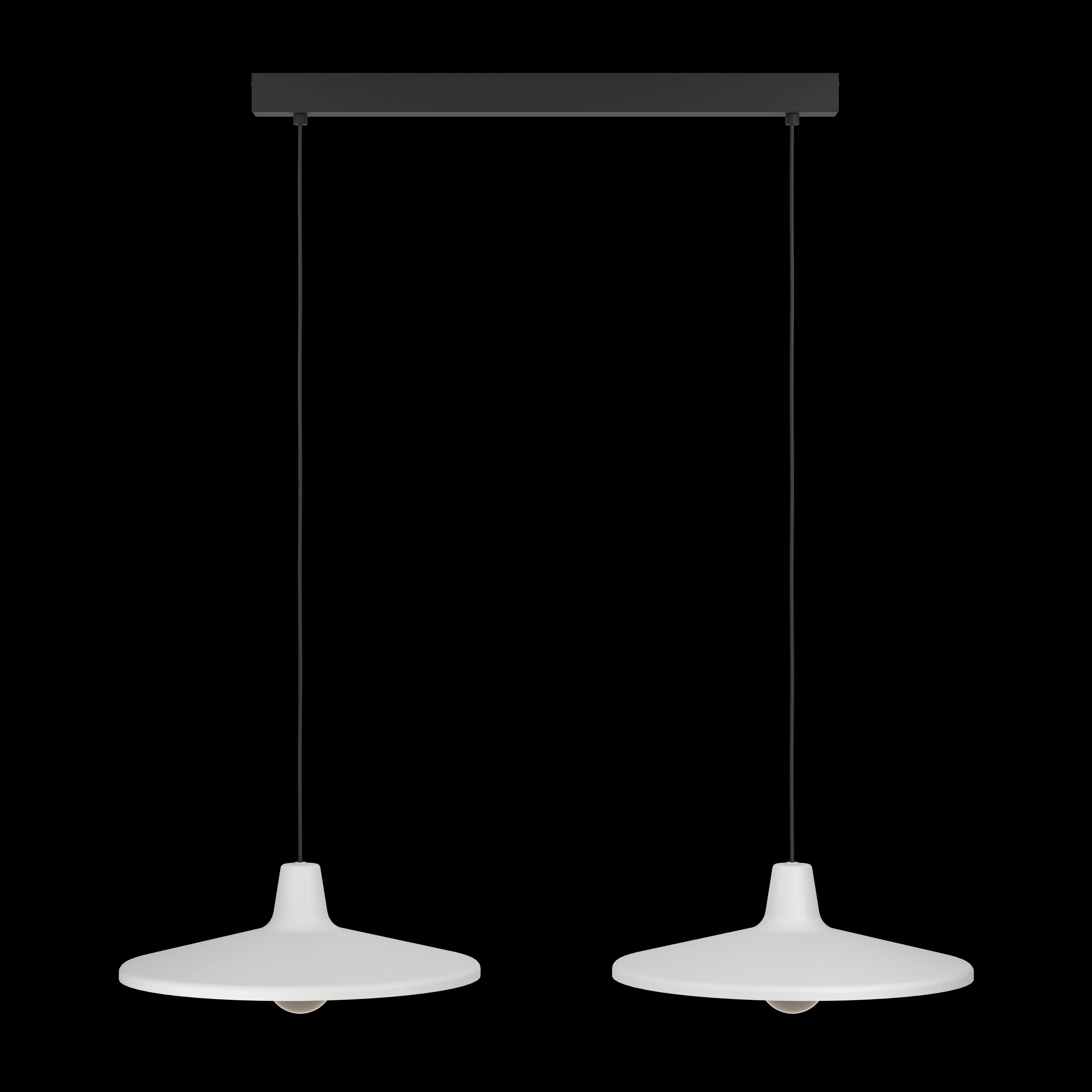 eglo miniere 2 light grey metal lampshade ceiling pendant living room image