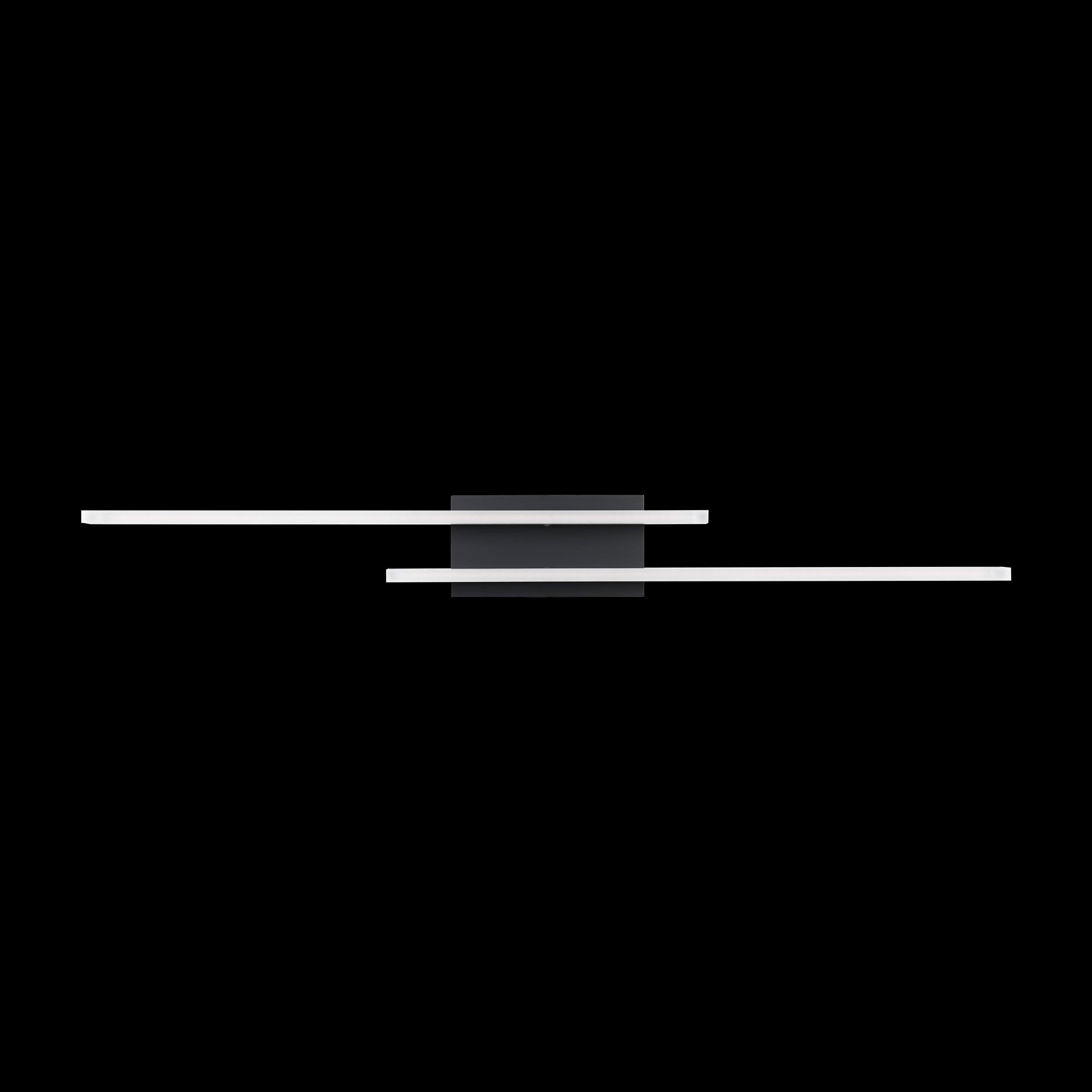 eglo palmital black led ip44 bathroom flush ceiling light living room close up