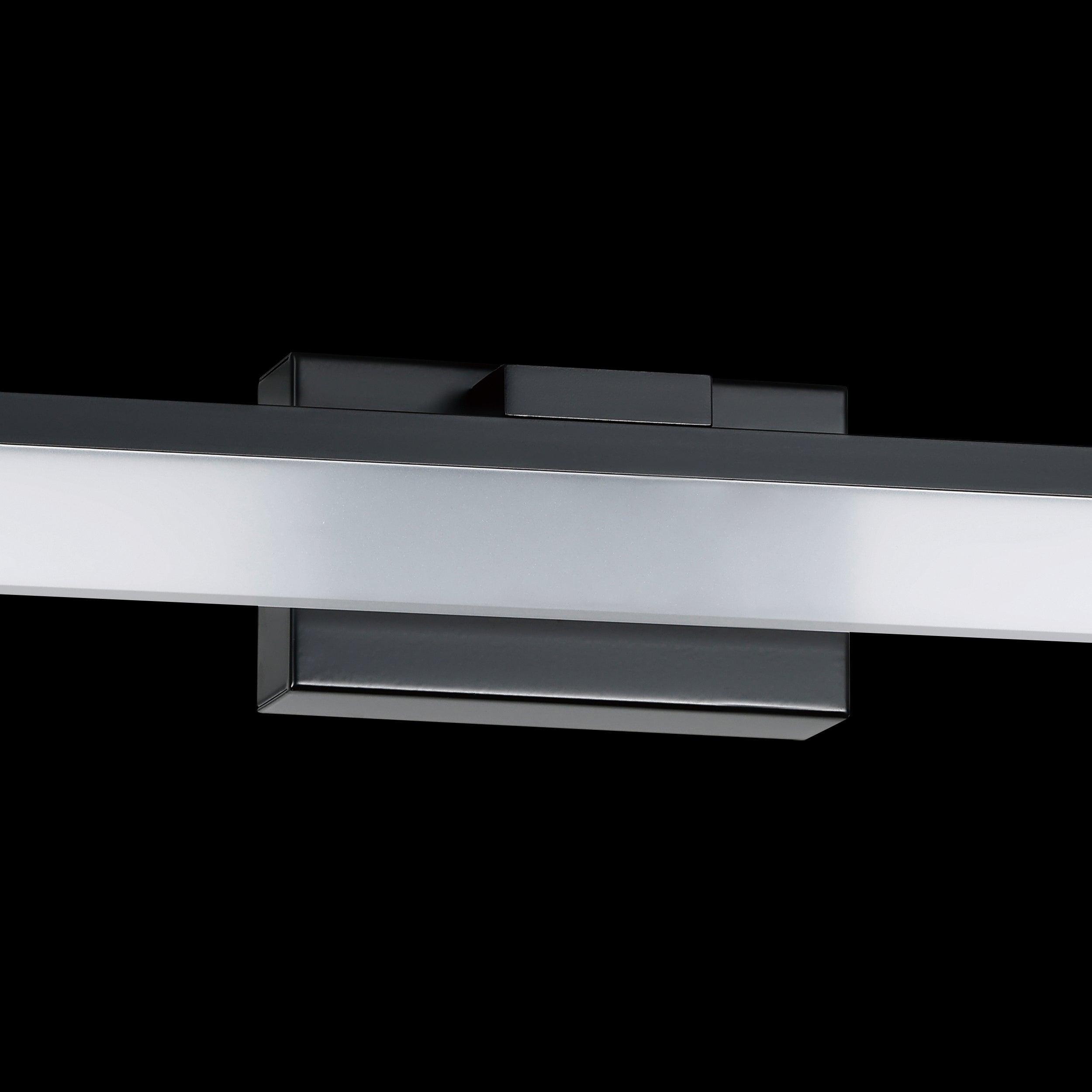 eglo palmital ip44 black led bathroom wall light kitchen lighting