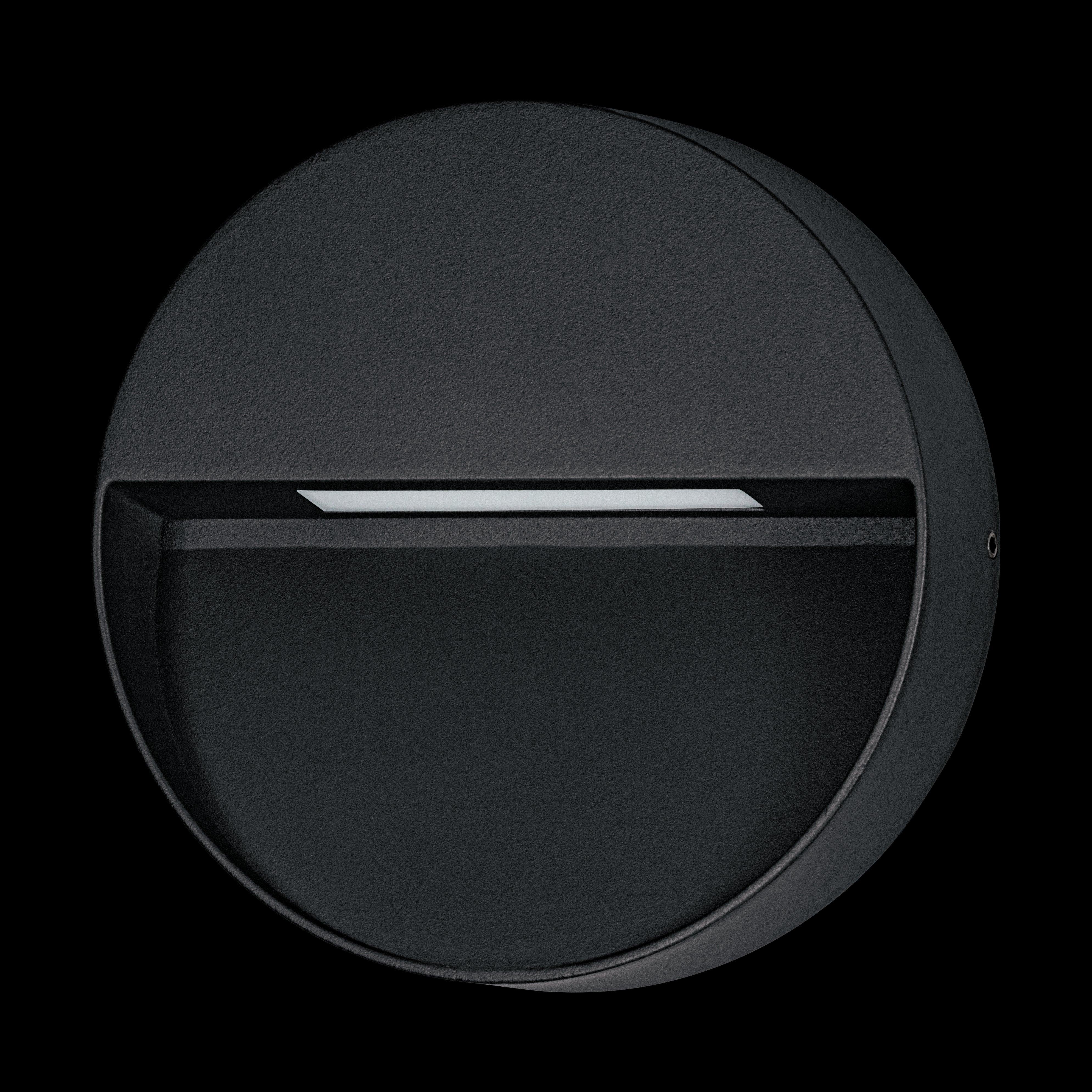 Eglo Maruggio Grey LED Circular Outdoor Wall Light - IP65-WAREHOUSE-40-200326