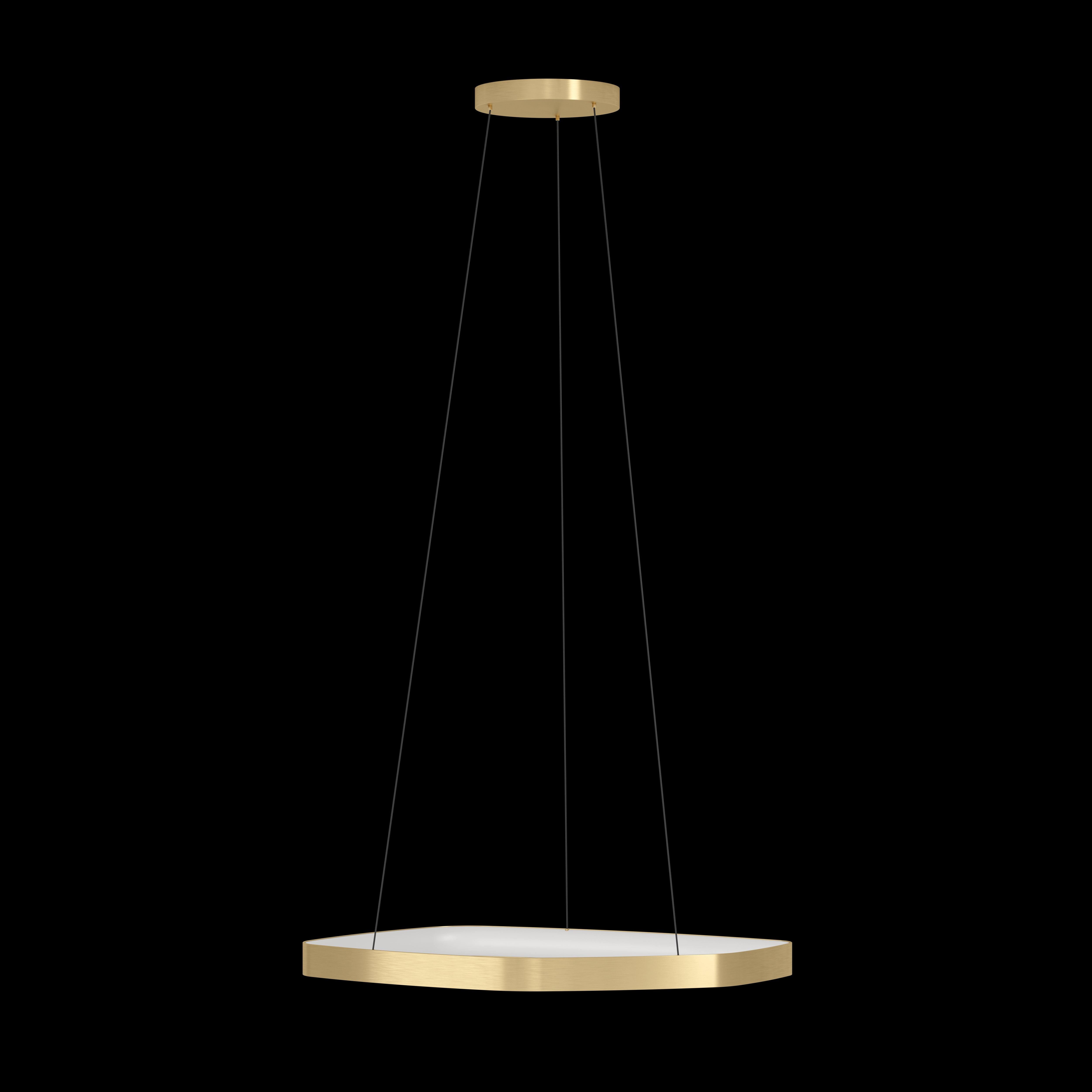 eglo vallerosa led brass ceiling pendant living room image