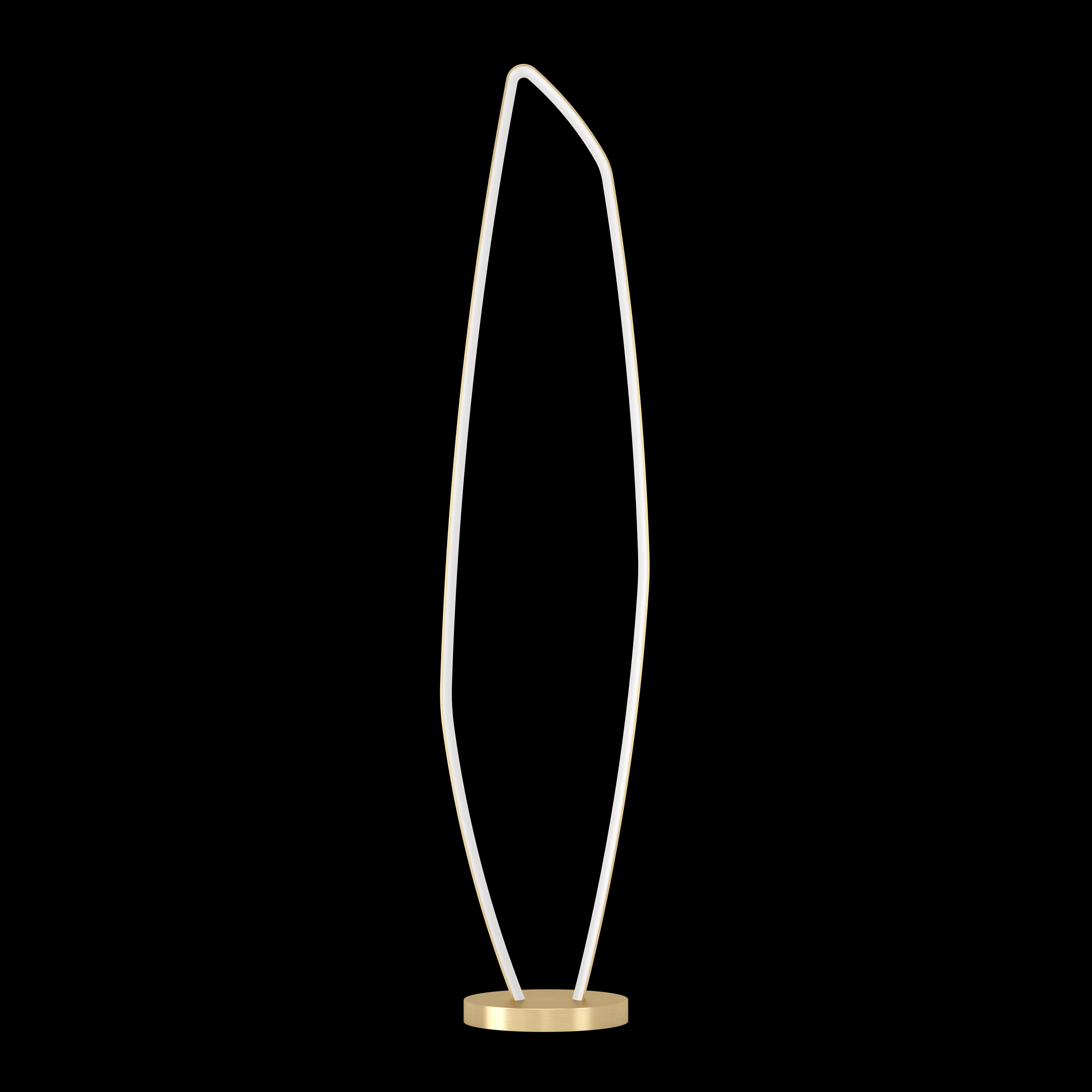 eglo vallerosa brass led modern floor lamp living room image