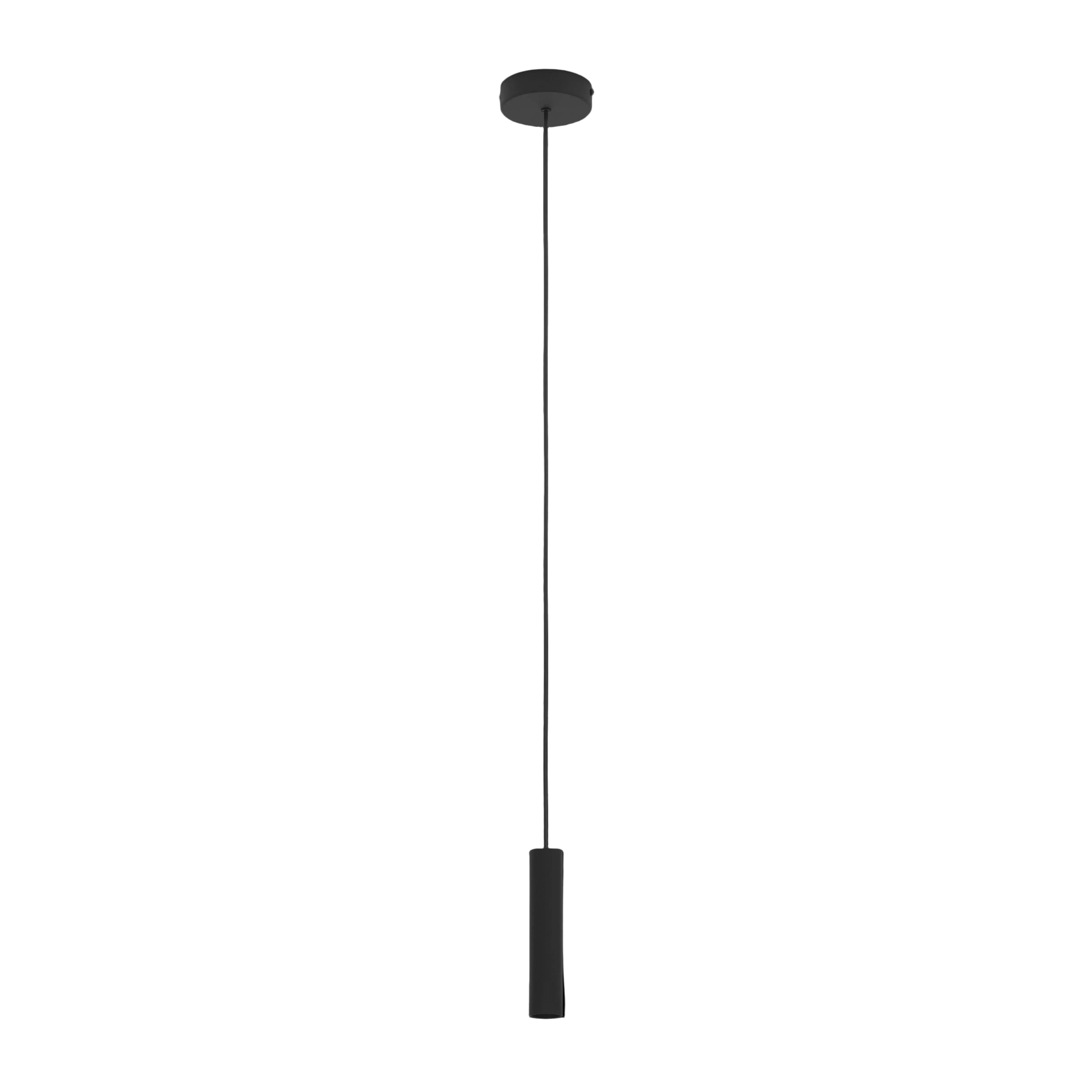 eglo almudaina led black metal tube ceiling pendant kitchen lighting
