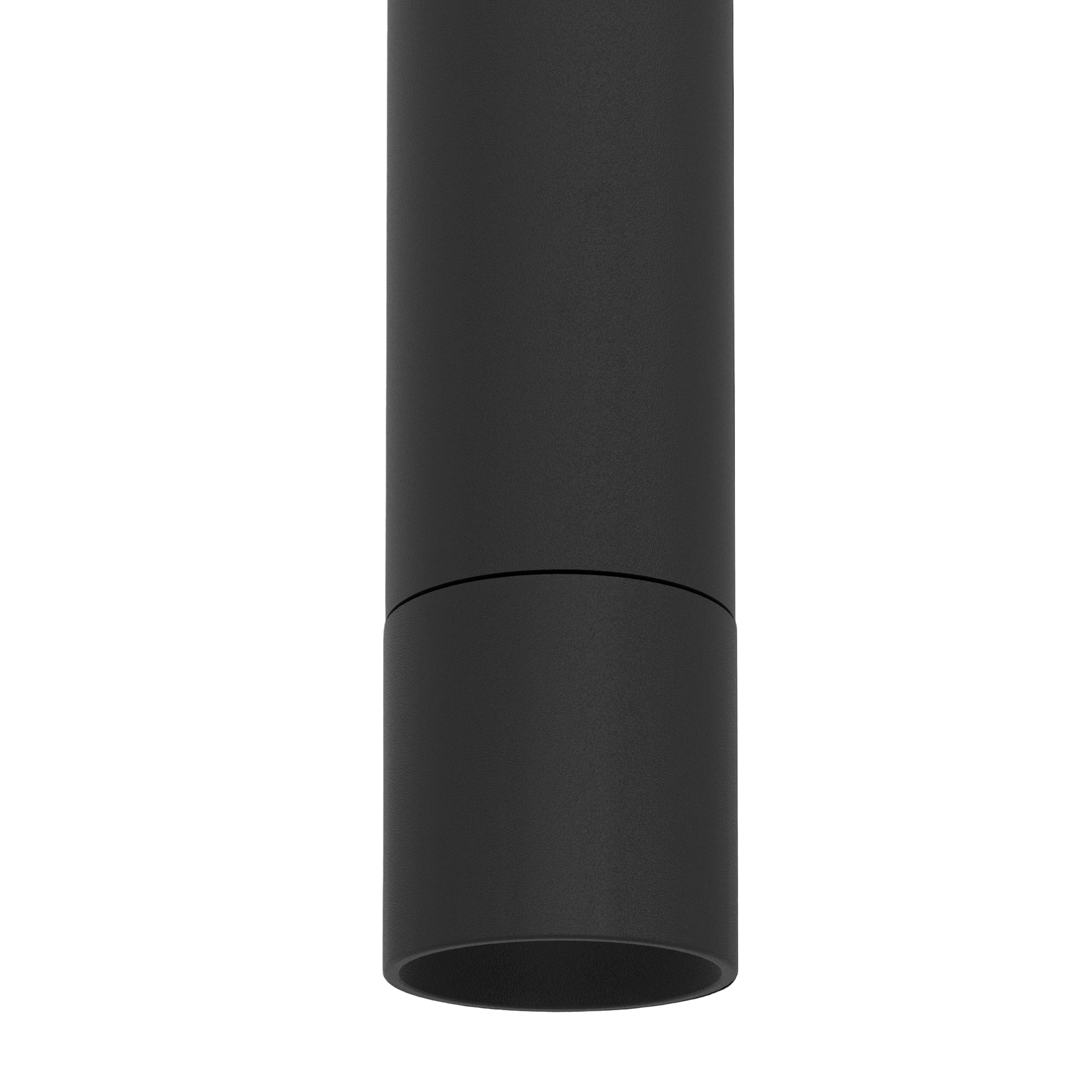 eglo almudaina led black metal tube ceiling pendant Kitchen Lighting Close Up