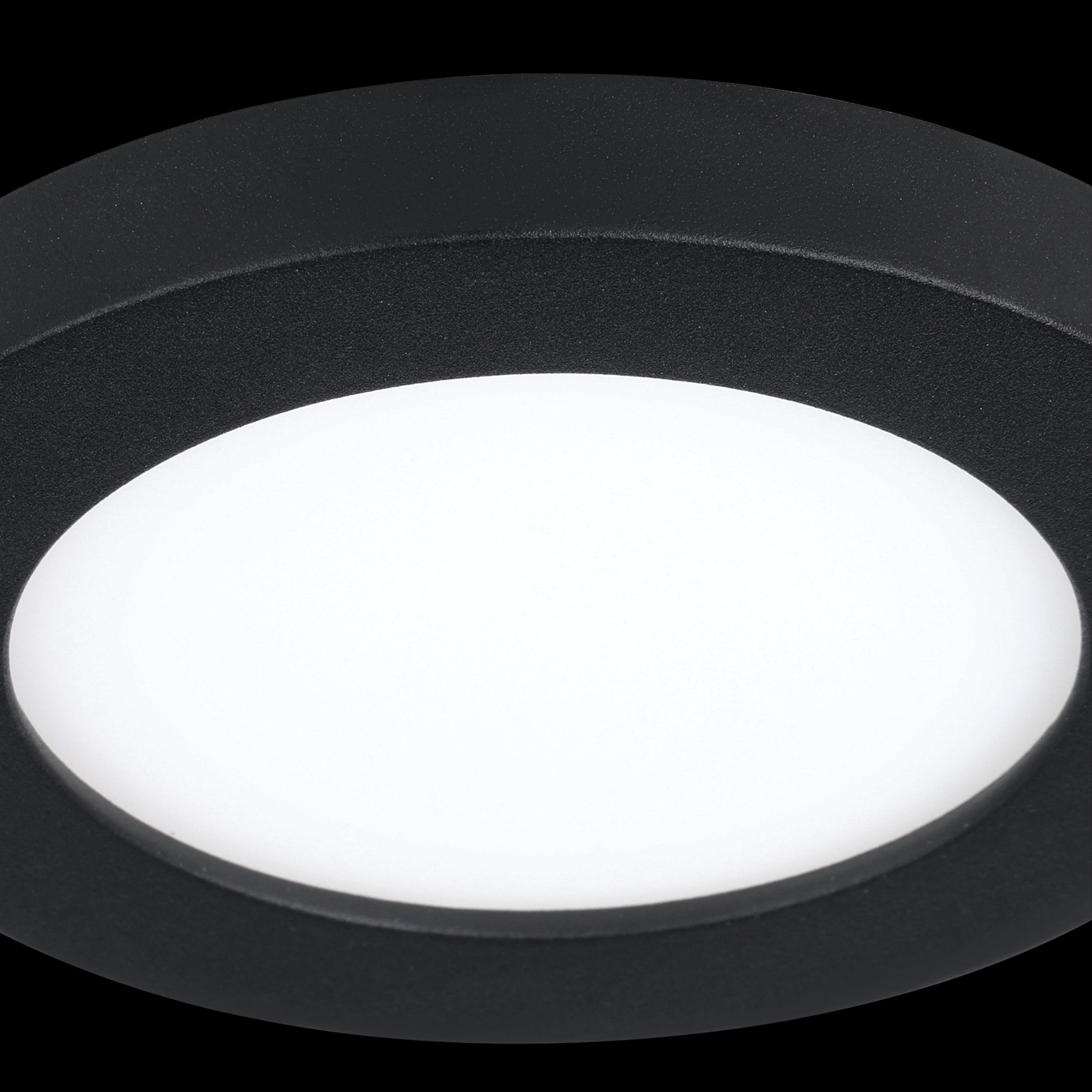 eglo fueva flex black led recessed ceiling light Kitchen Lighting Close Up