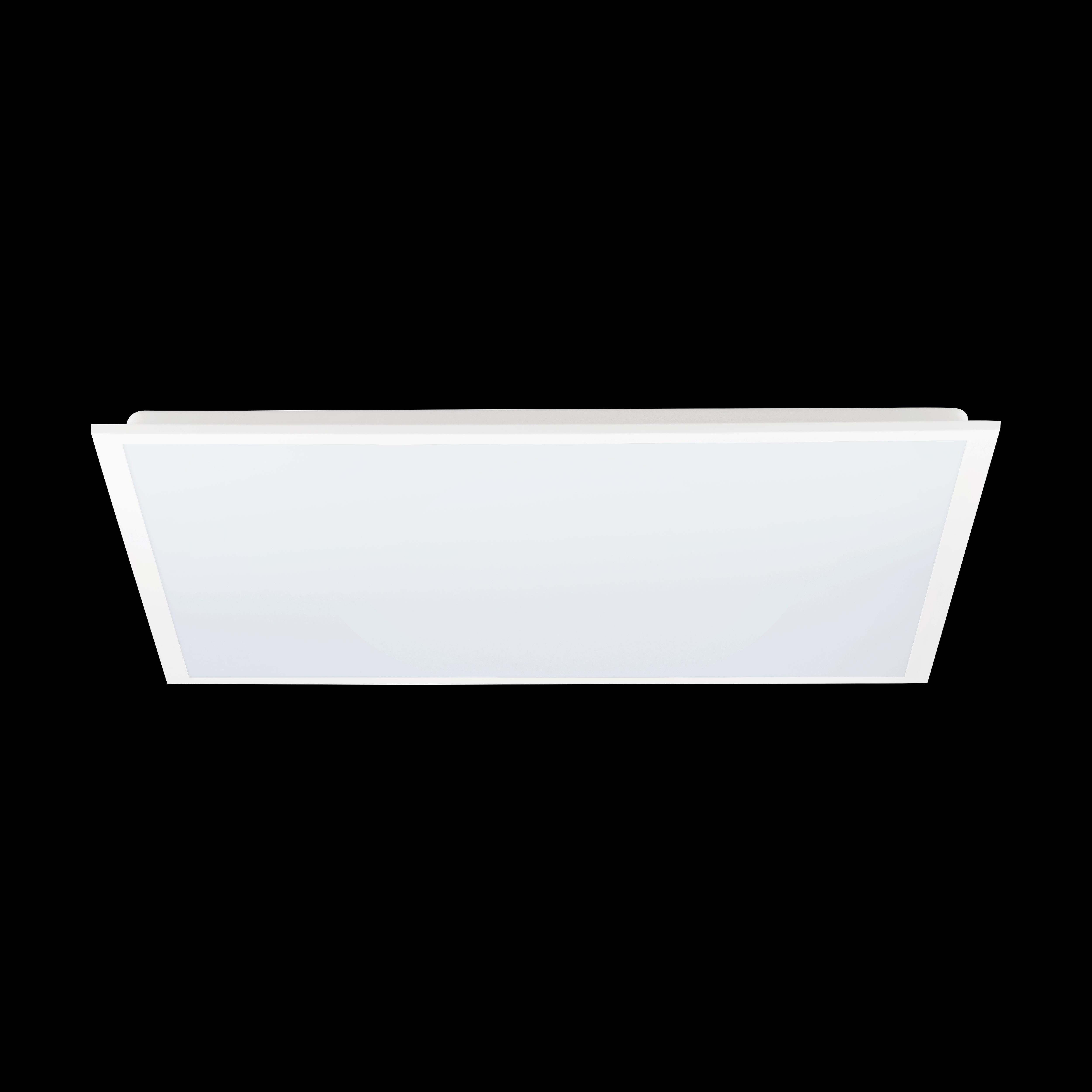 eglo rabassa white led panel ceiling light 62cm living room image
