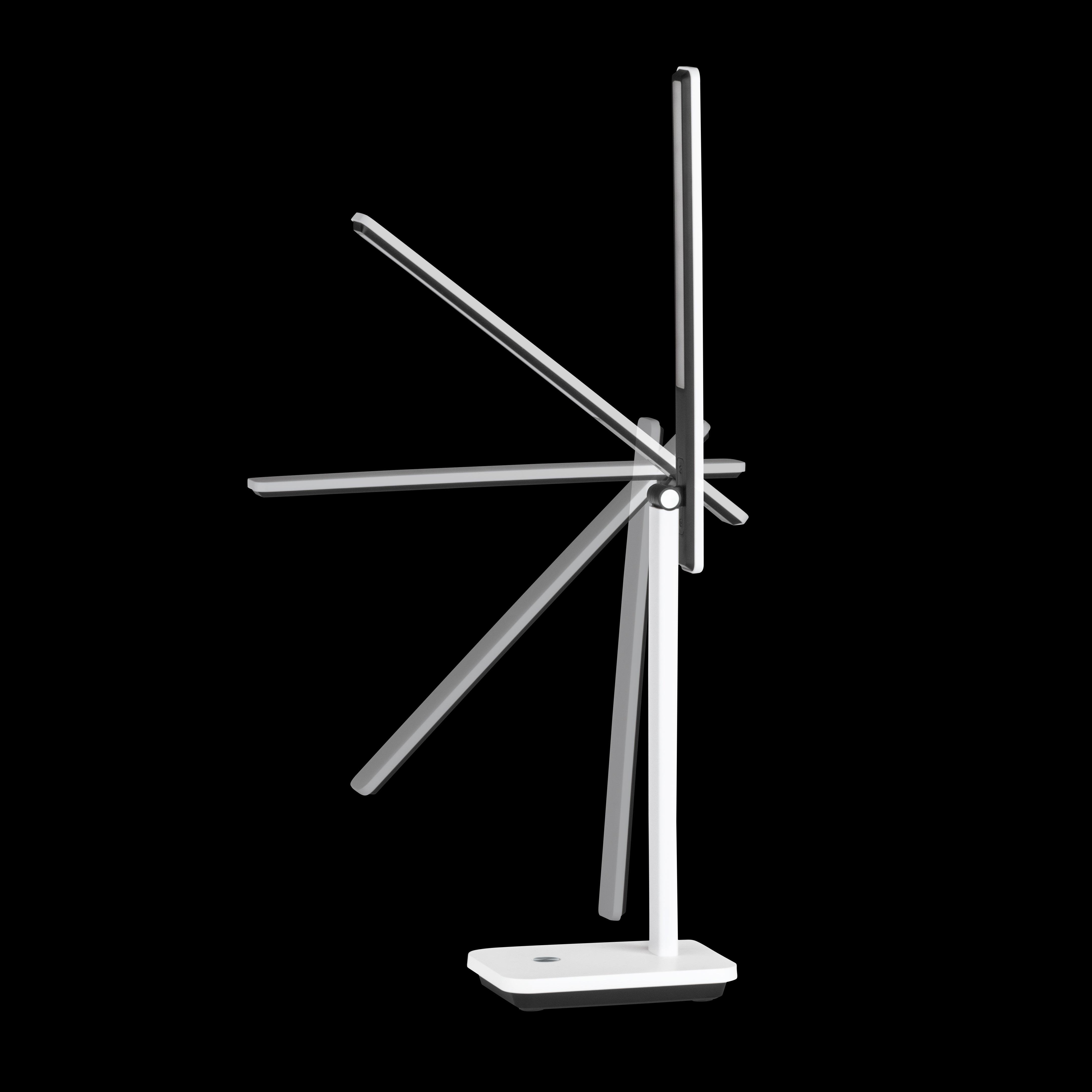 eglo iniesta led white touch desk lamp living room close up