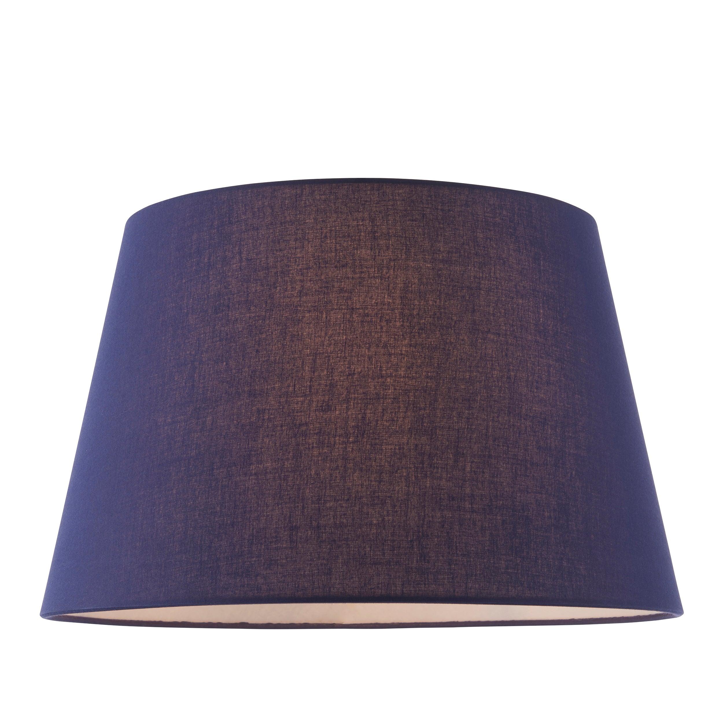Endon Evie 14 Inch Navy Cotton Lamp Shade-clearance