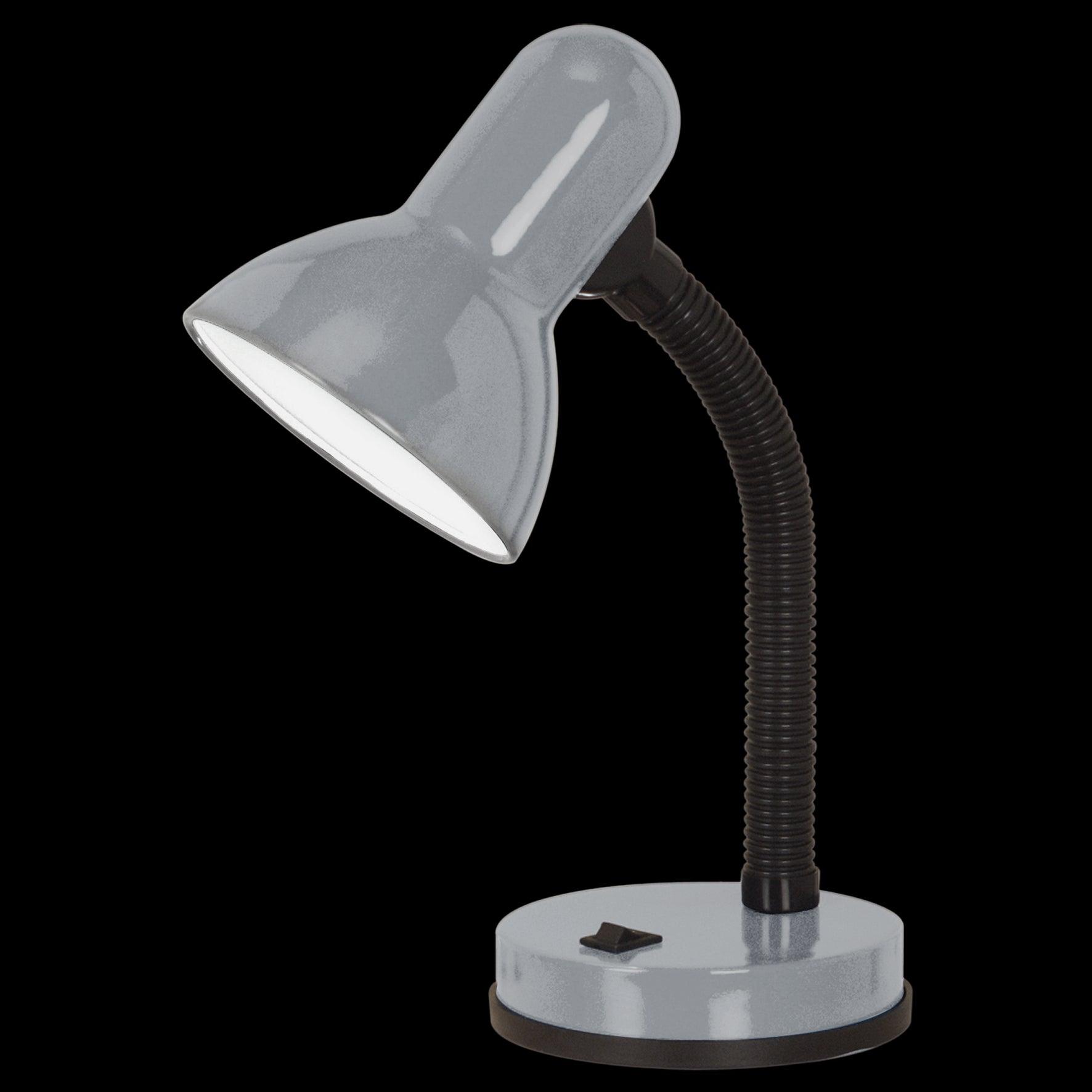 eglo basic 1 silver adjustable desk lamp living room image