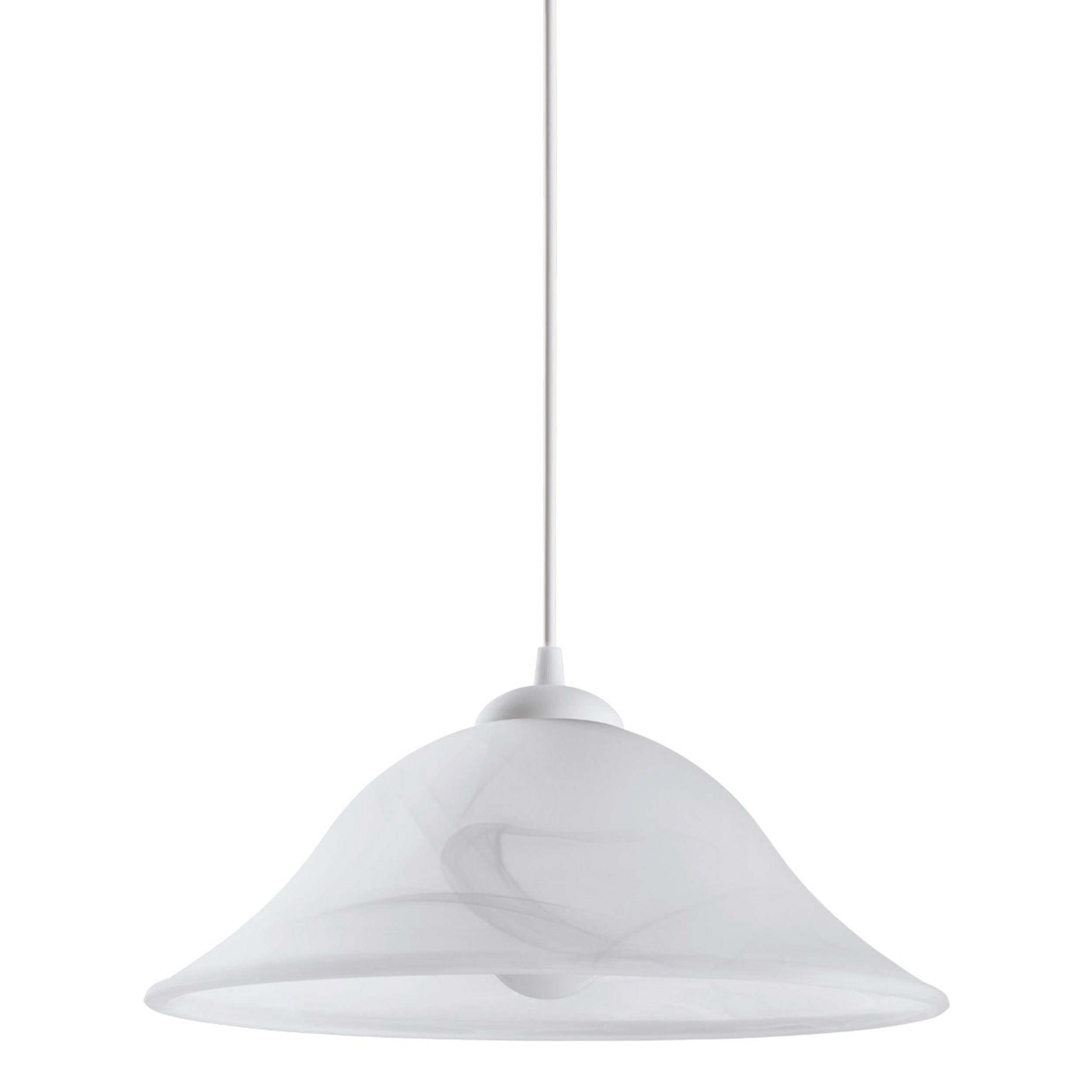 eglo albany white alabaster glass ceiling pendant living room image