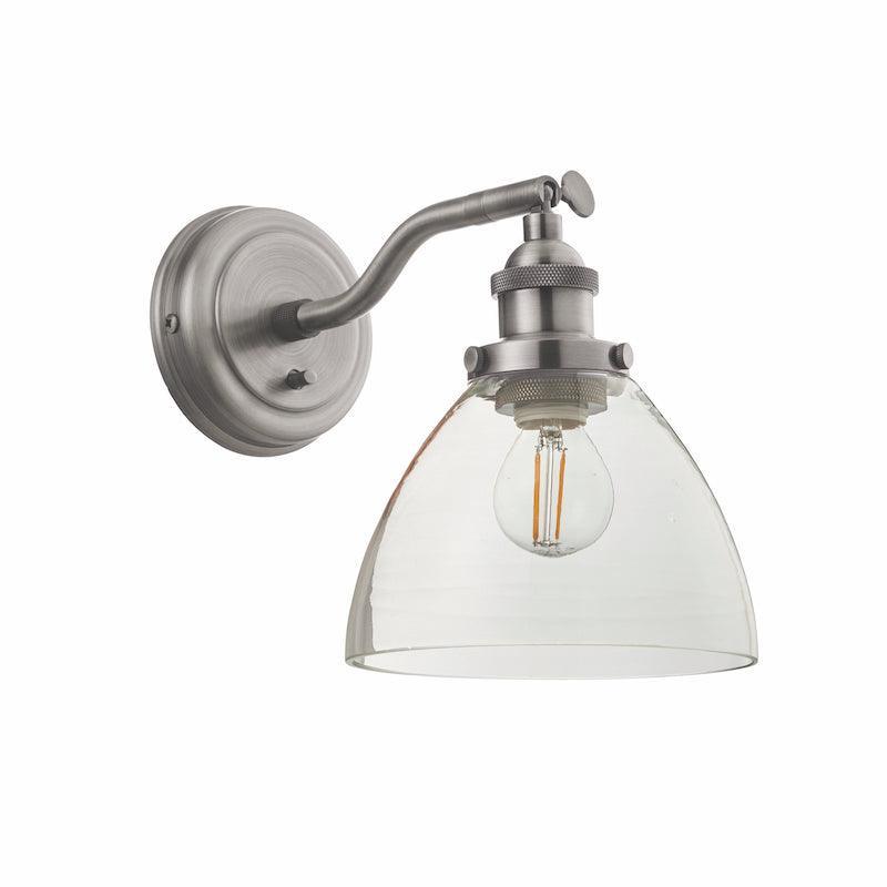 Hansen Brushed Silver Wall Light-OPEN-BOX-040626