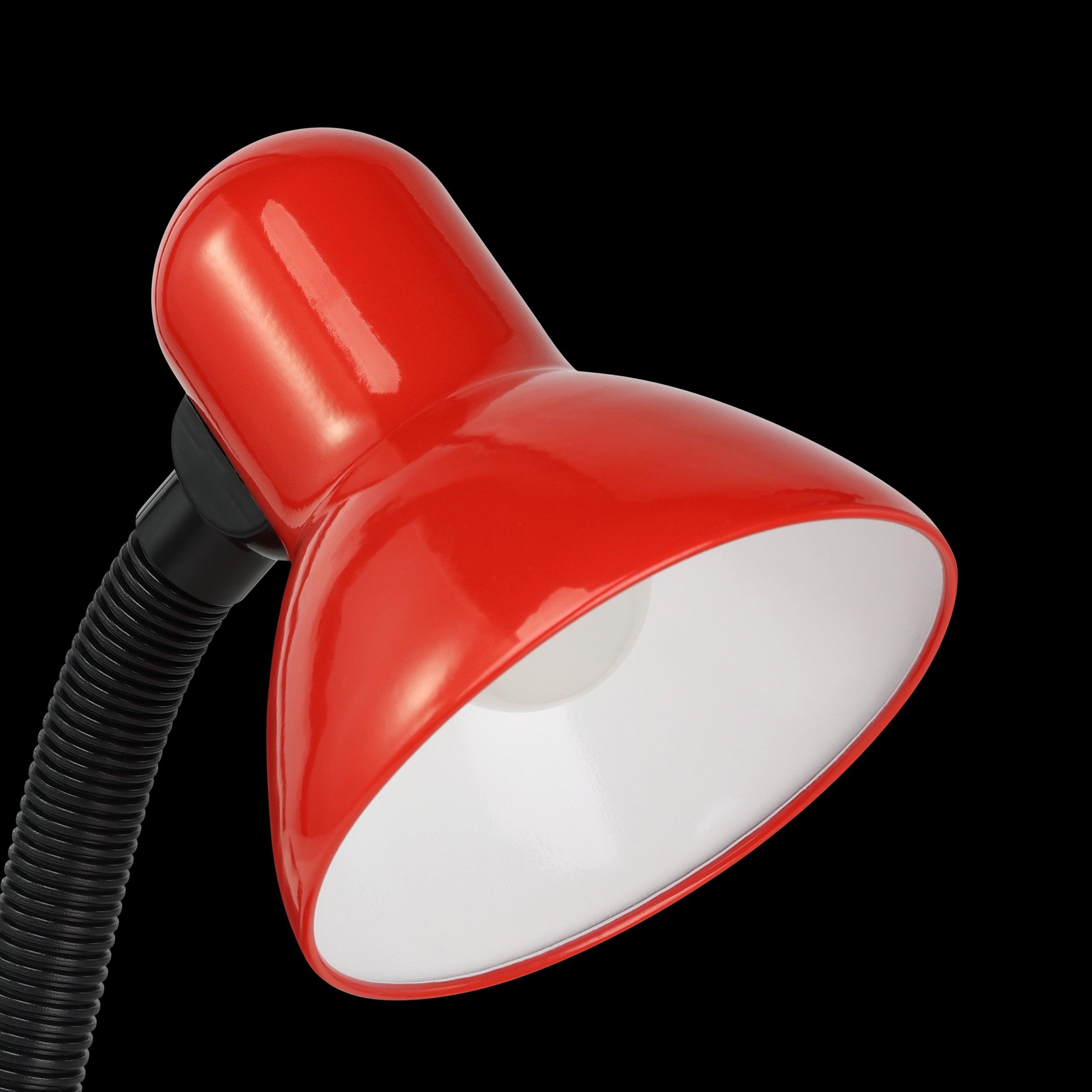 eglo basic adjustable red metal desk lamp kitchen lighting