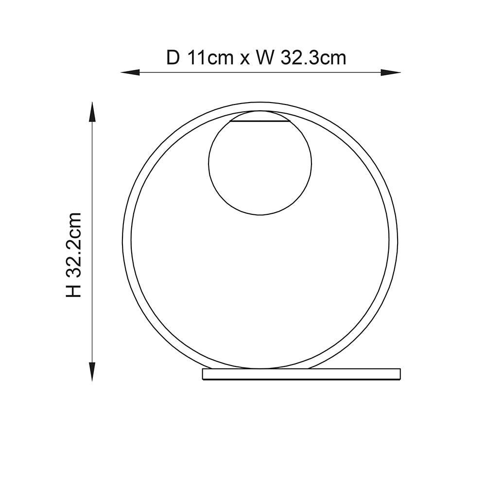 enzo silver modern table lamp opal glass shade by Endon Lighting Living Room Close Up 72