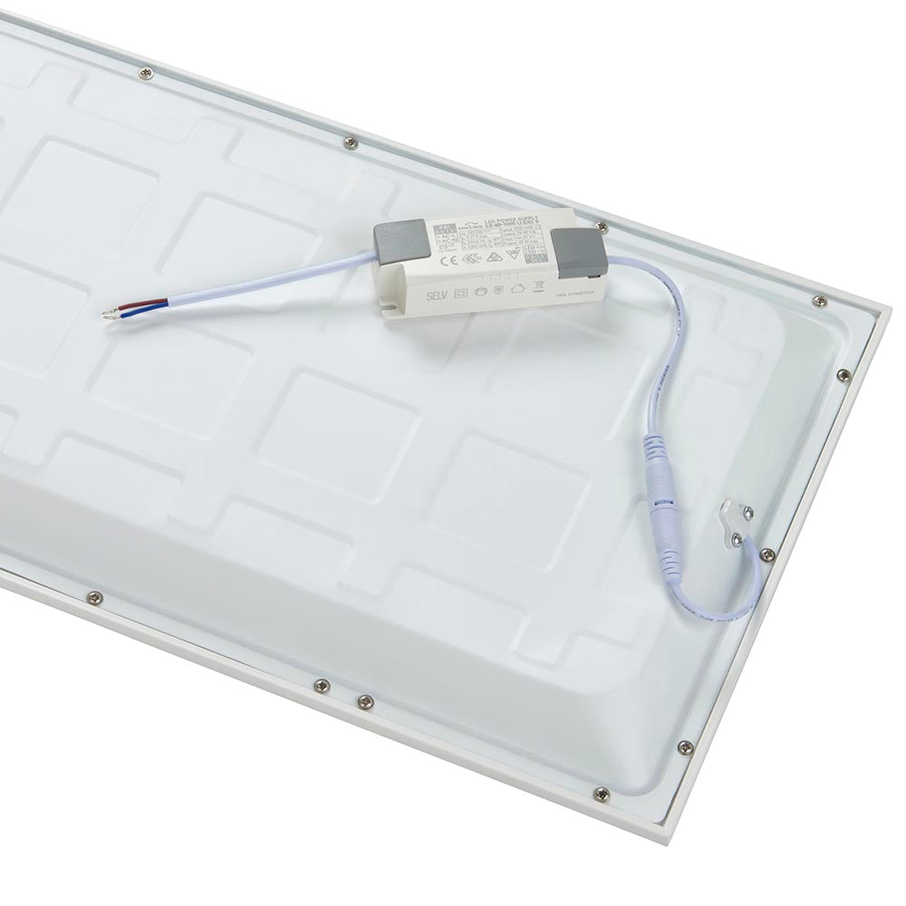 Stratus PRO 40W LED Cool White Exposed Grid Ceiling Light — side profile