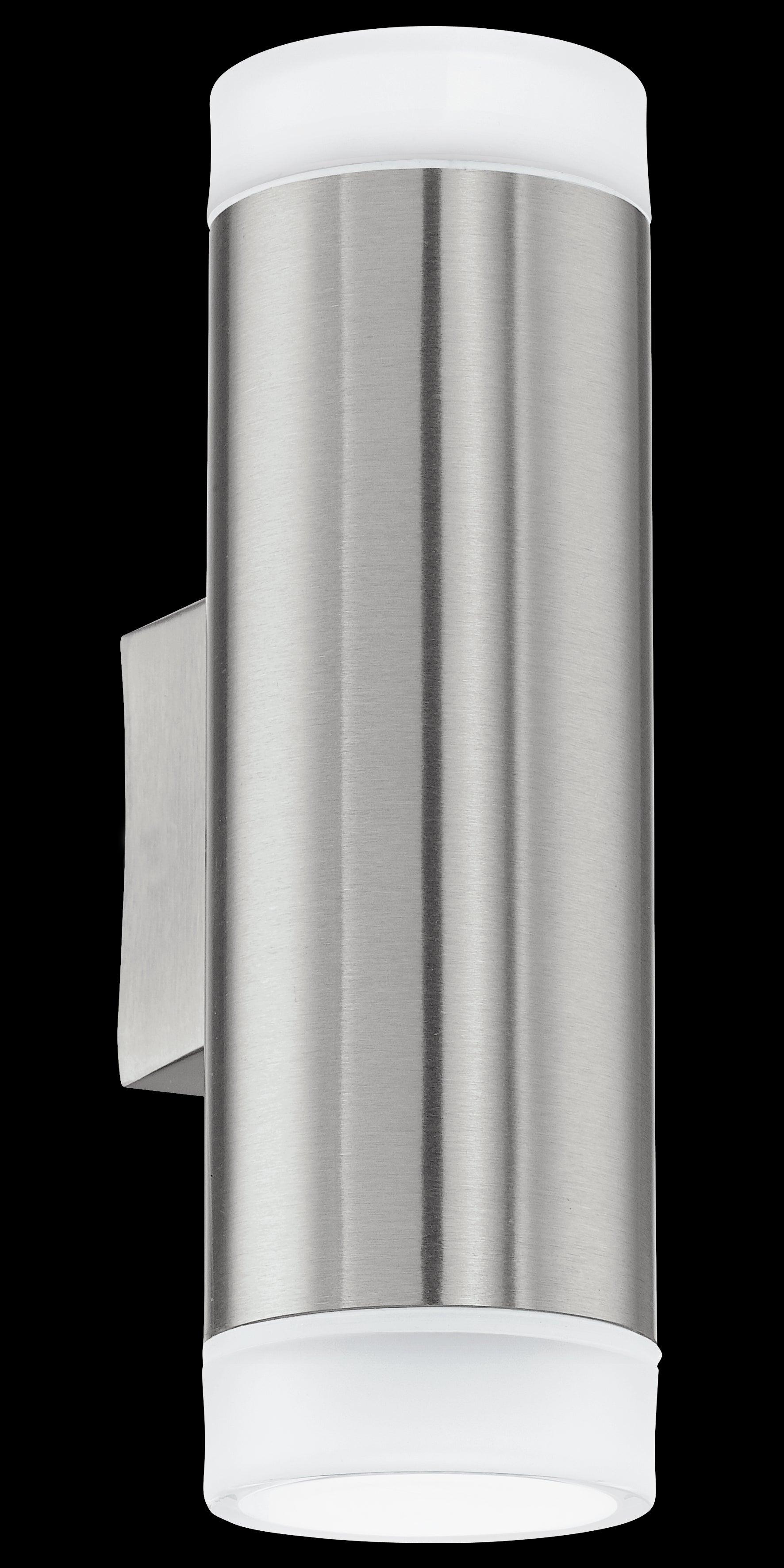 eglo riga led led stainless steel ip54 outdoor wall light living room image