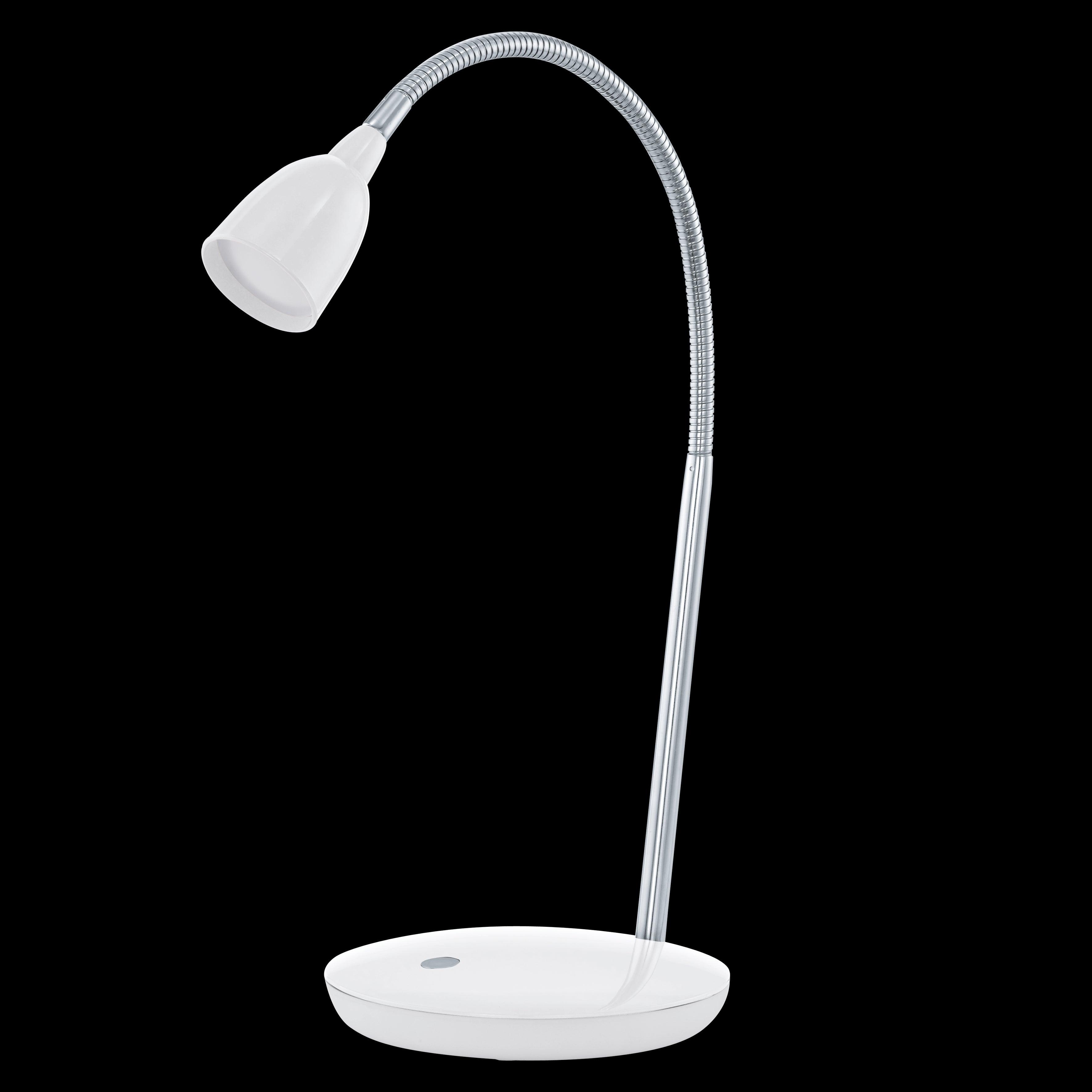 eglo durengo white chrome desk lamp living room image