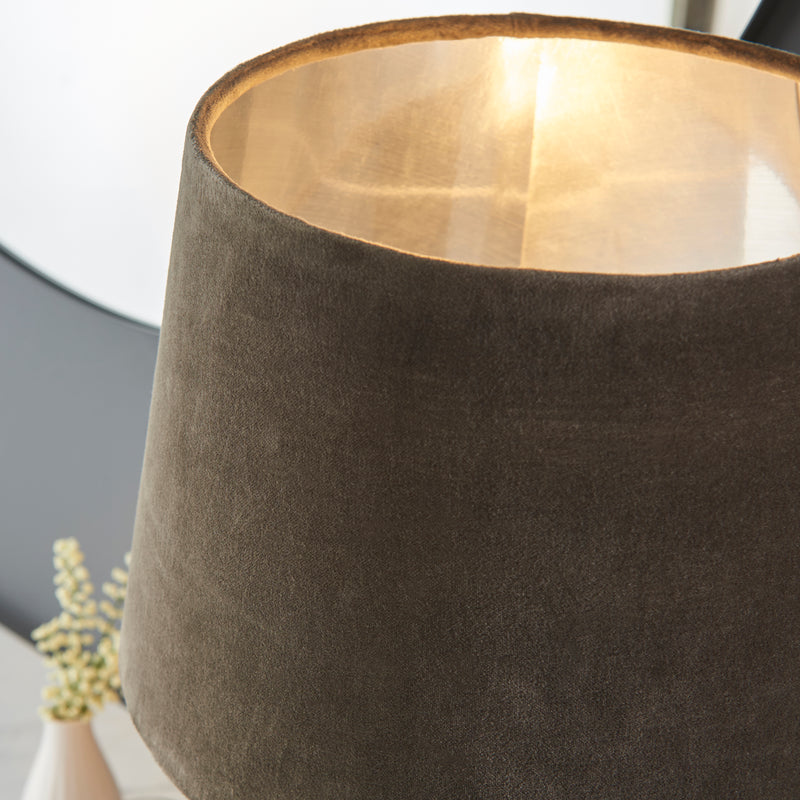 Endon Naia 1 Light Teale Glass Table Lamp-Endon Lighting-Living-Room-Tiffany Lighting Direct-[image-position]