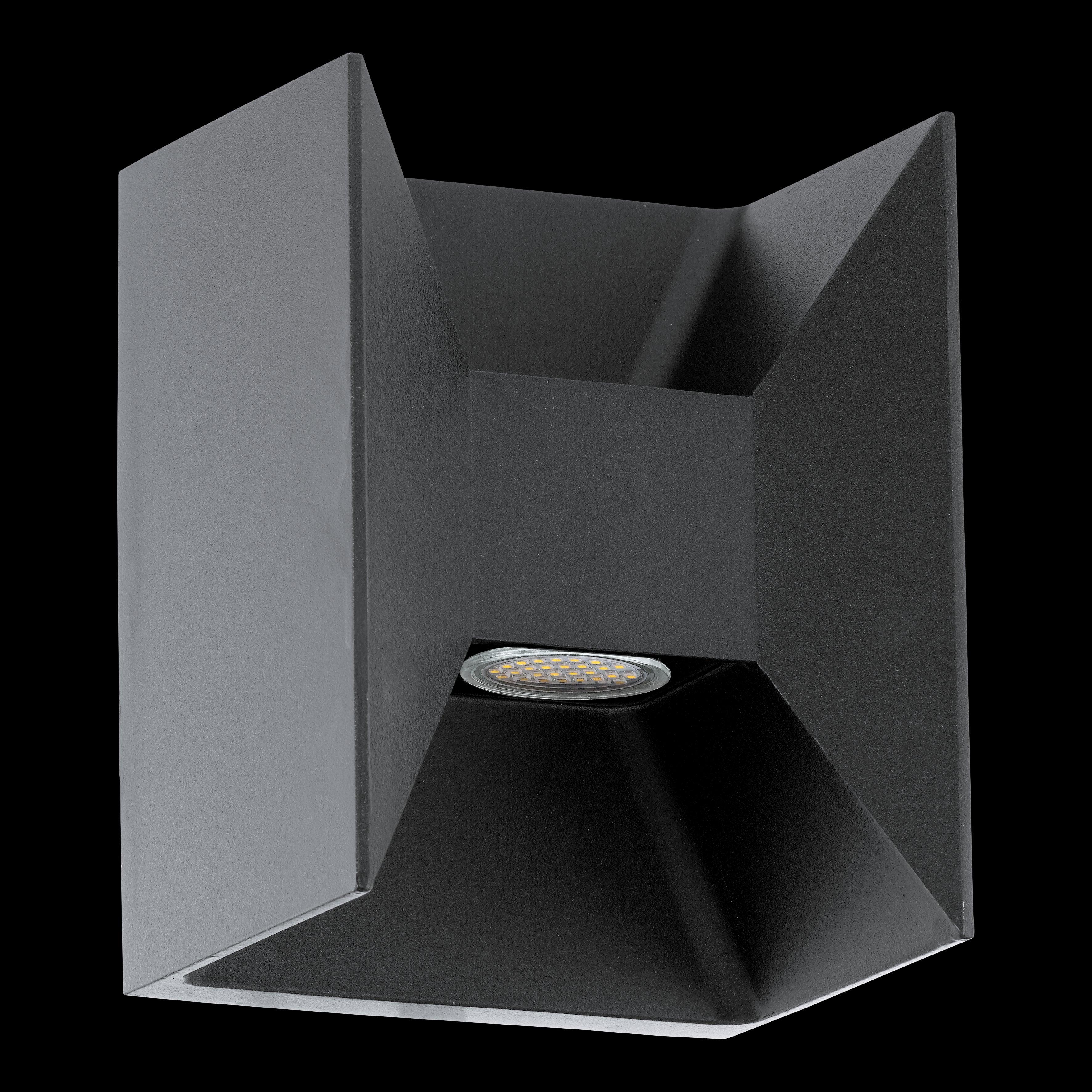 eglo morino grey ip44 led outdoor wall light kitchen lighting