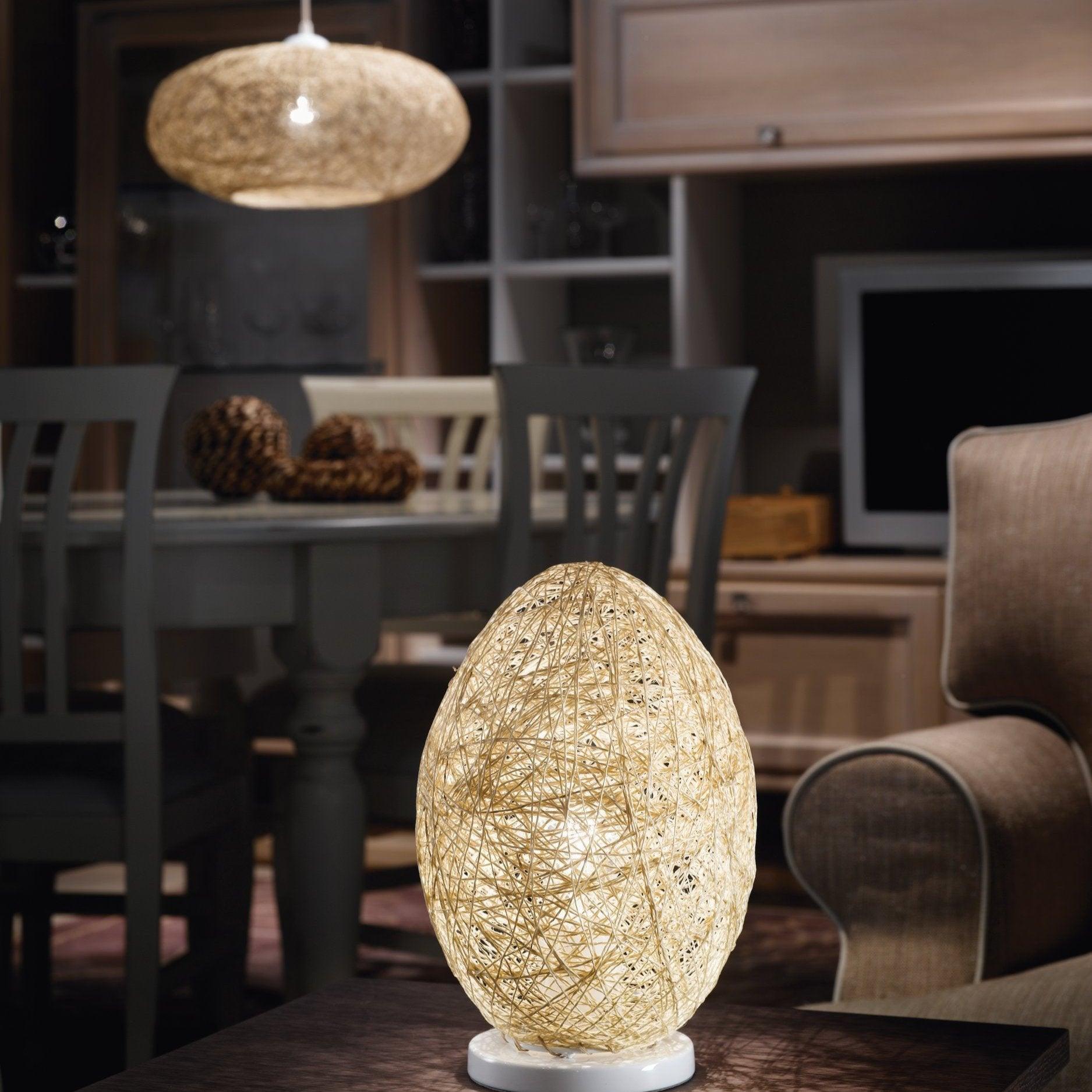 eglo campilo beige paper lampshade ceiling pendant hallway lighting