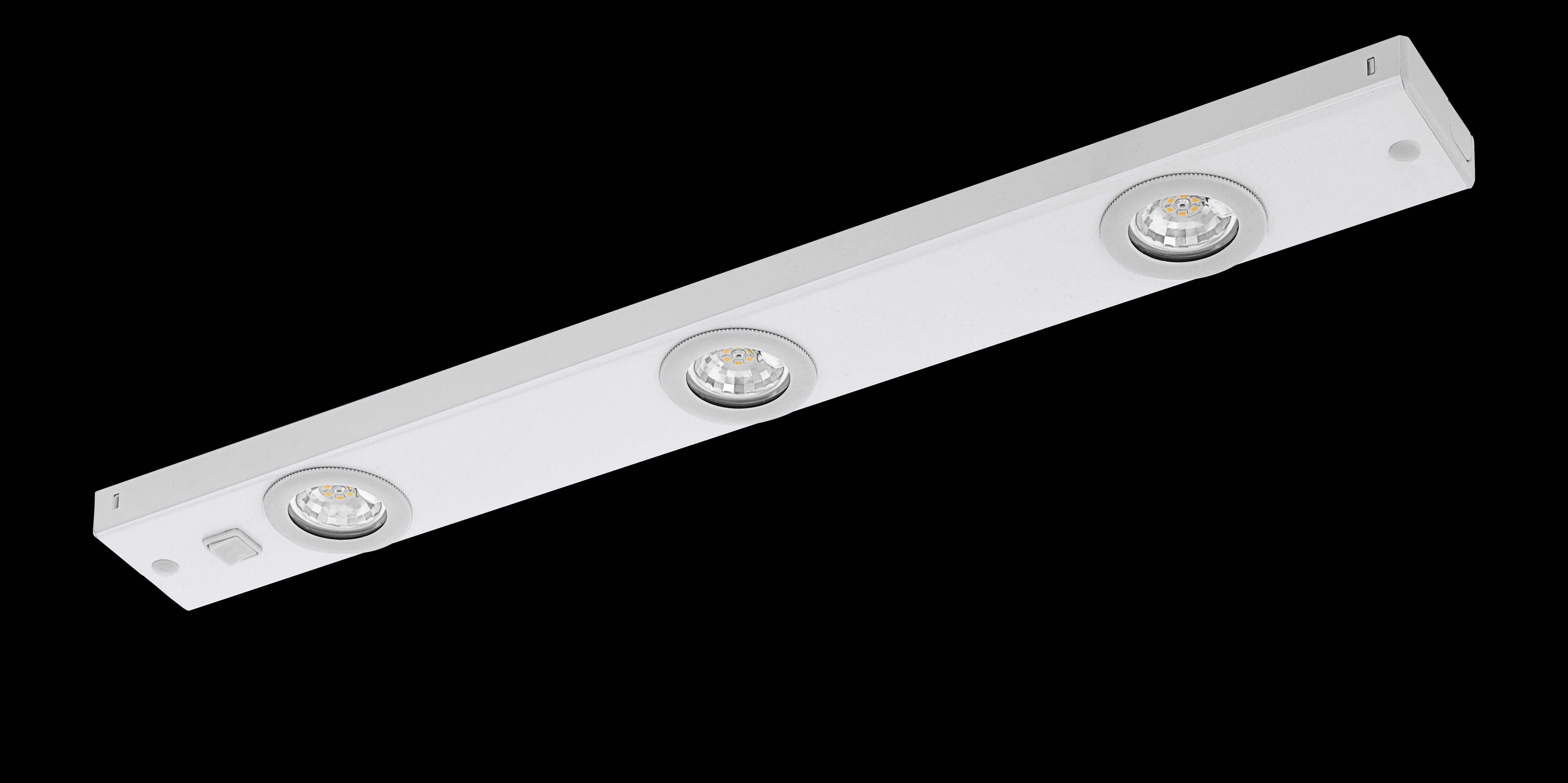 eglo kob led 60cm white under cabinet light living room image