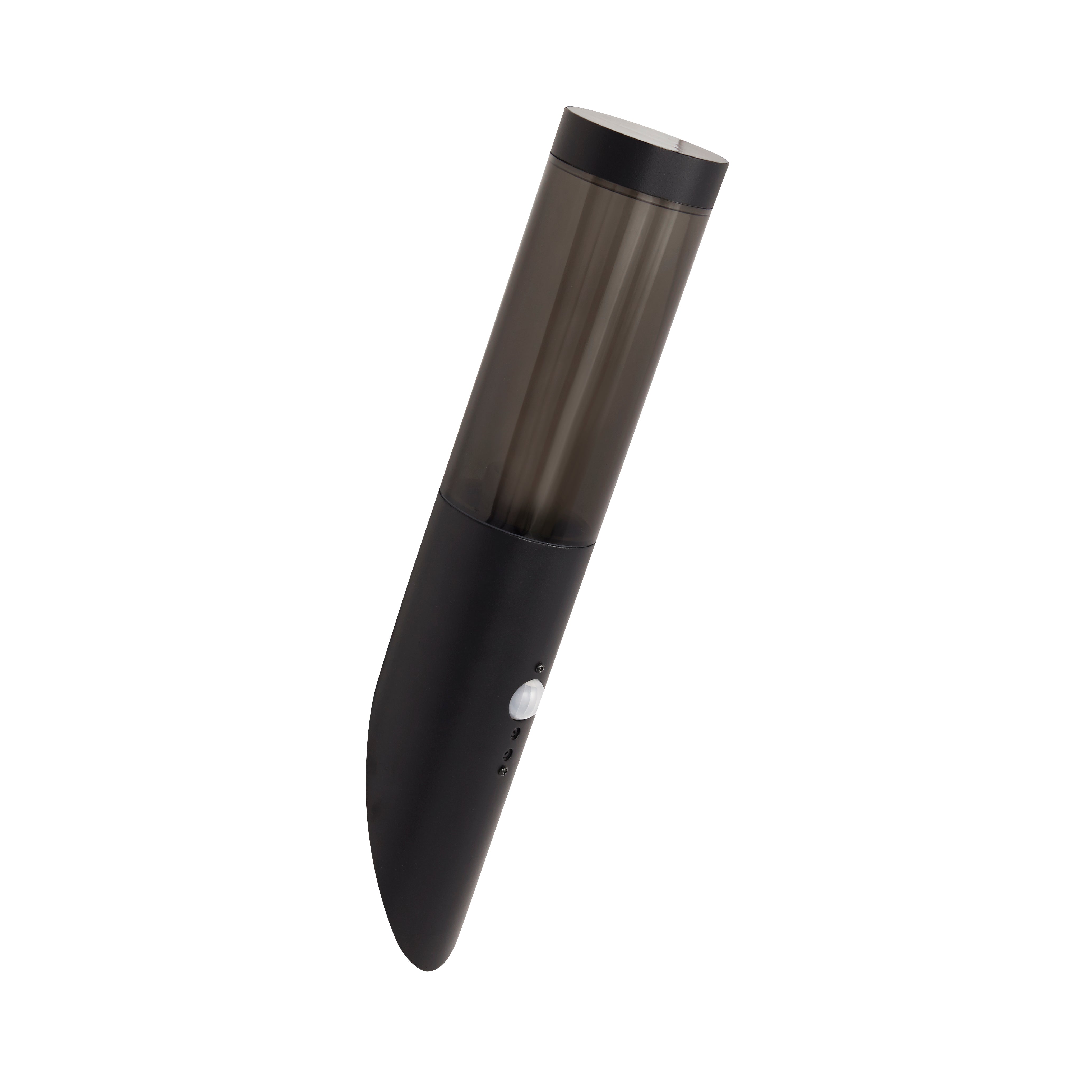 Searchlight Batton Black PIR Outdoor Wall Light