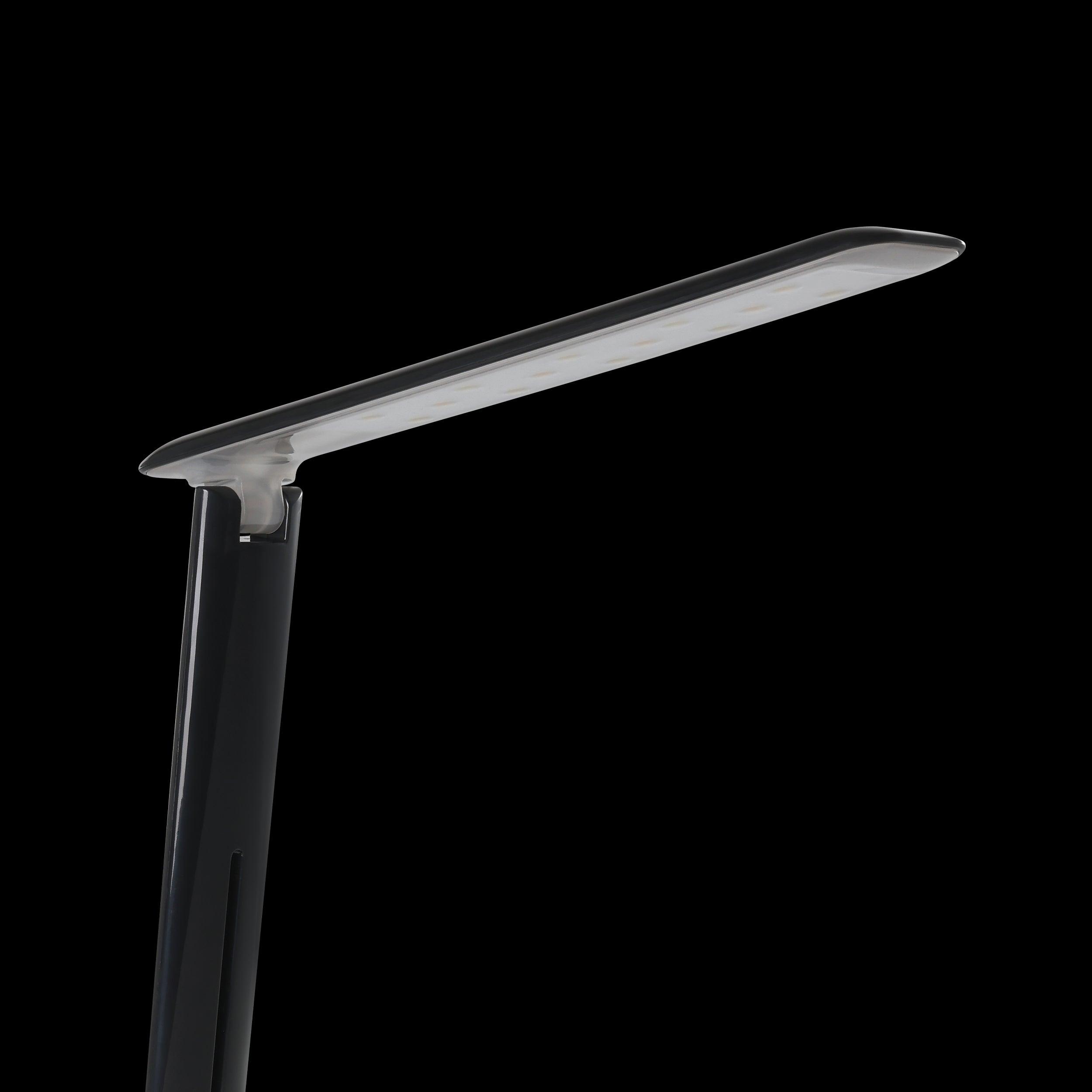 eglo caupo black metal led desk lamp Hallway Lighting Close up