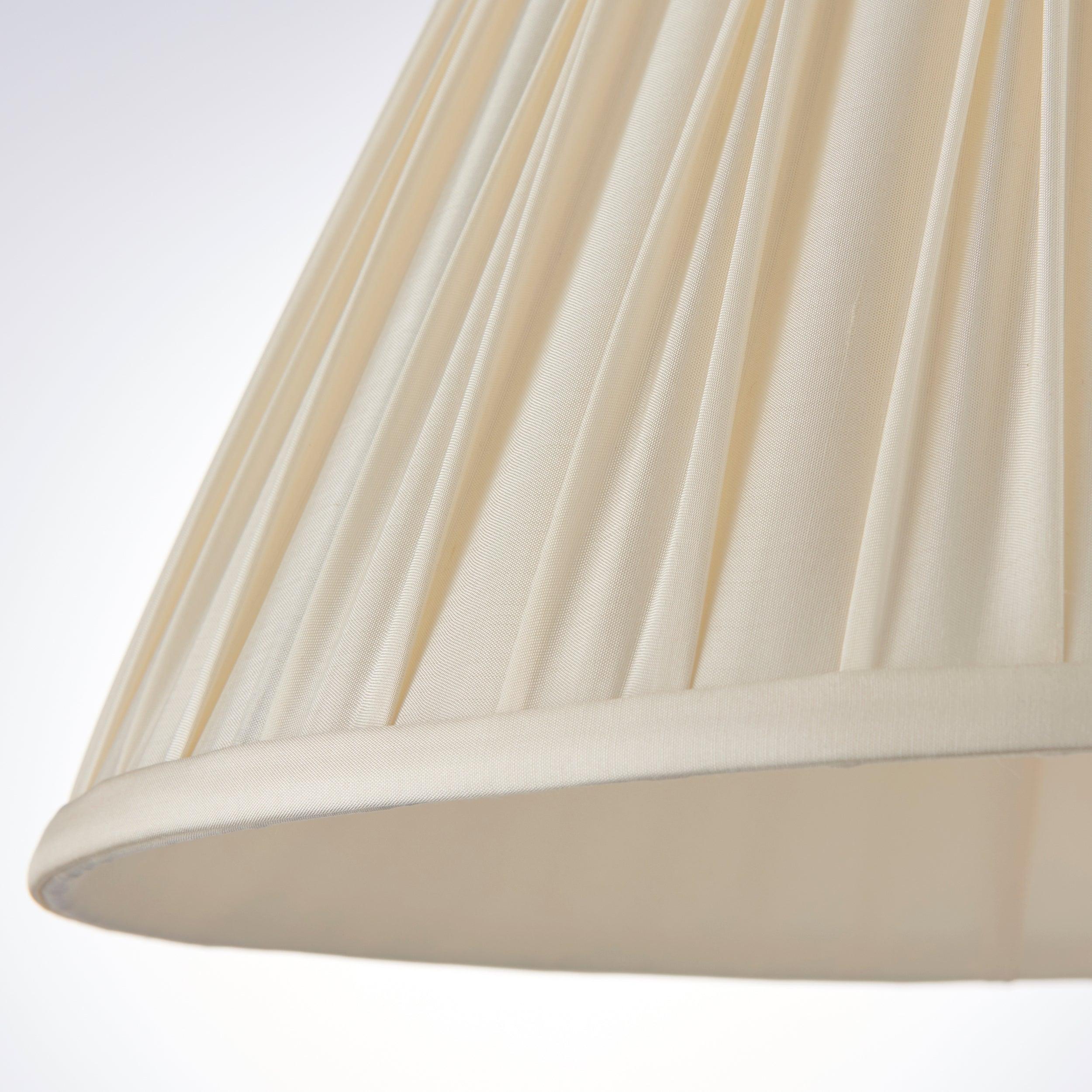 chatsworth 14 ivory 1lt shade by Endon Lighting Living Room Close Up 166