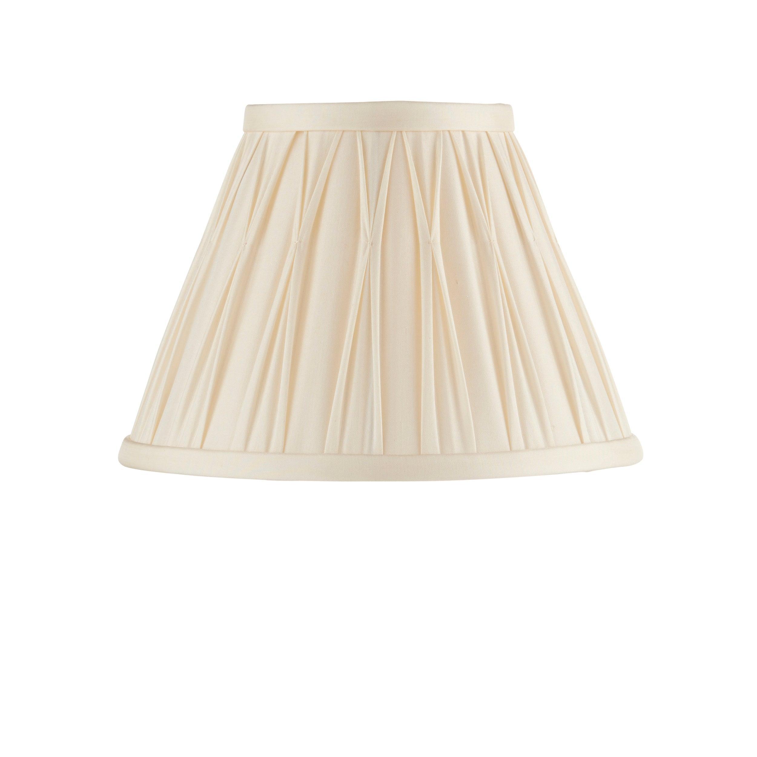 chatsworth 8 ivory 1lt shade by Endon Lighting Living room close up image