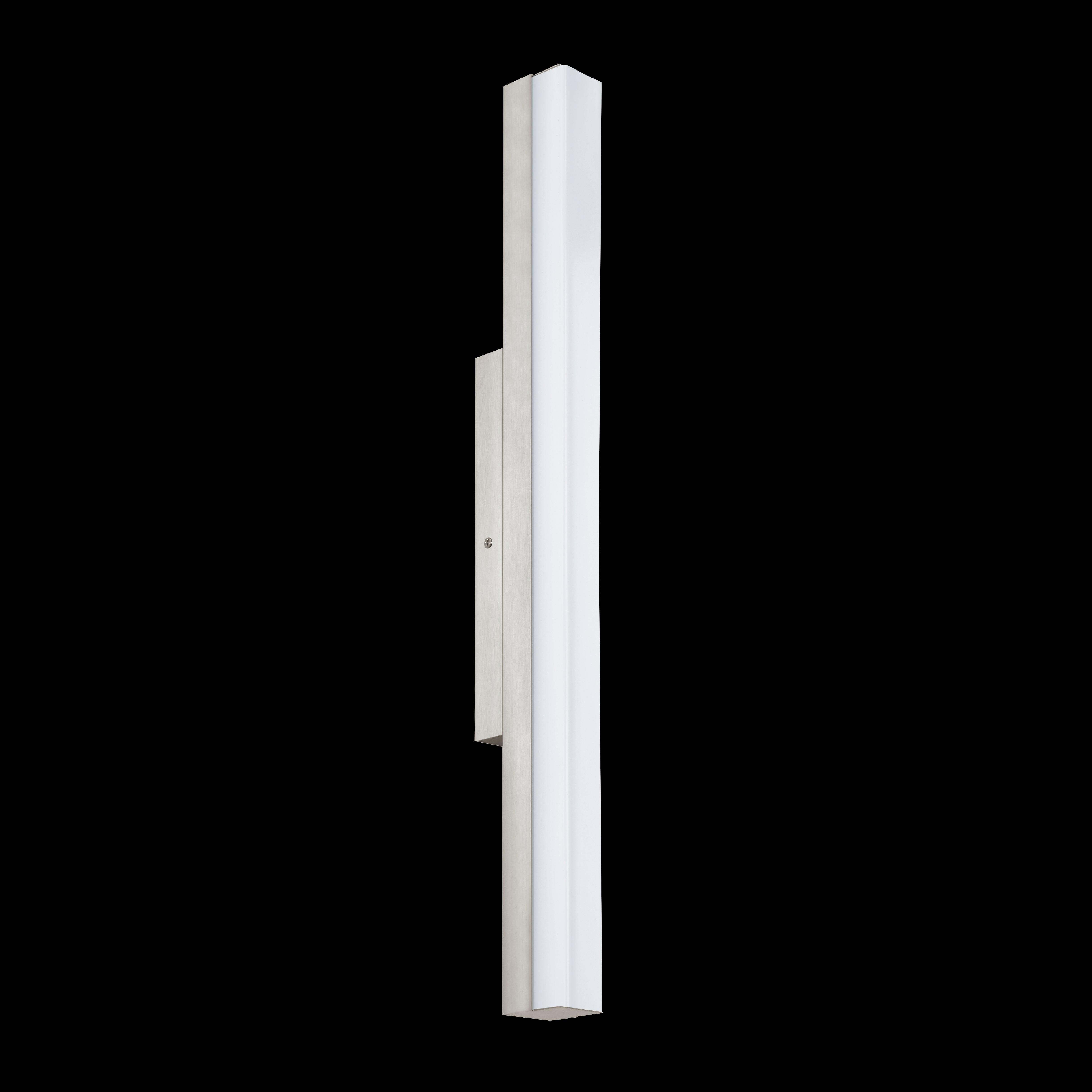 eglo torretta ip44 chrome bathroom wall mirror light 60cm living room image