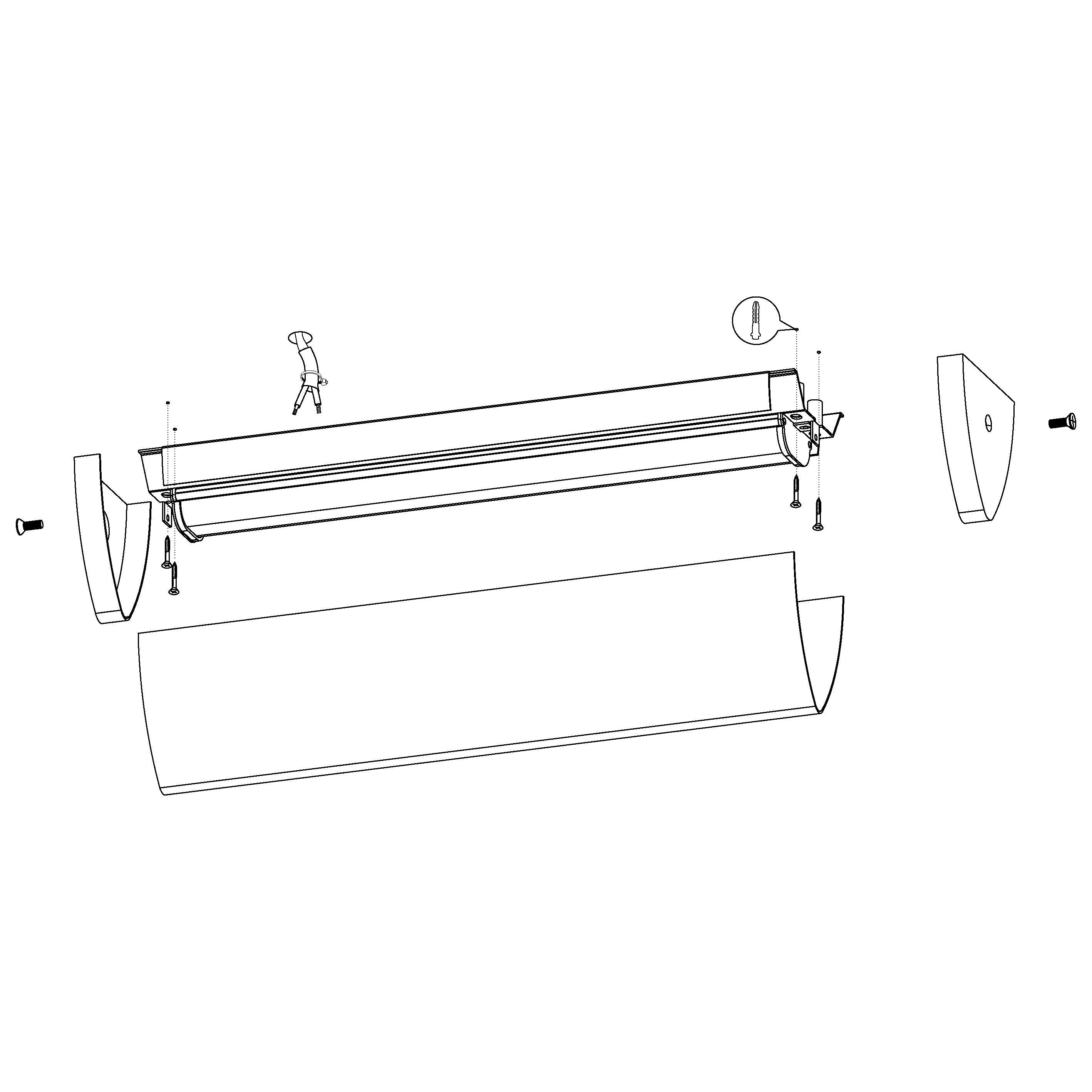 eglo gita 2 ip44 chrome bathroom led wall light 35cm kitchen lighting