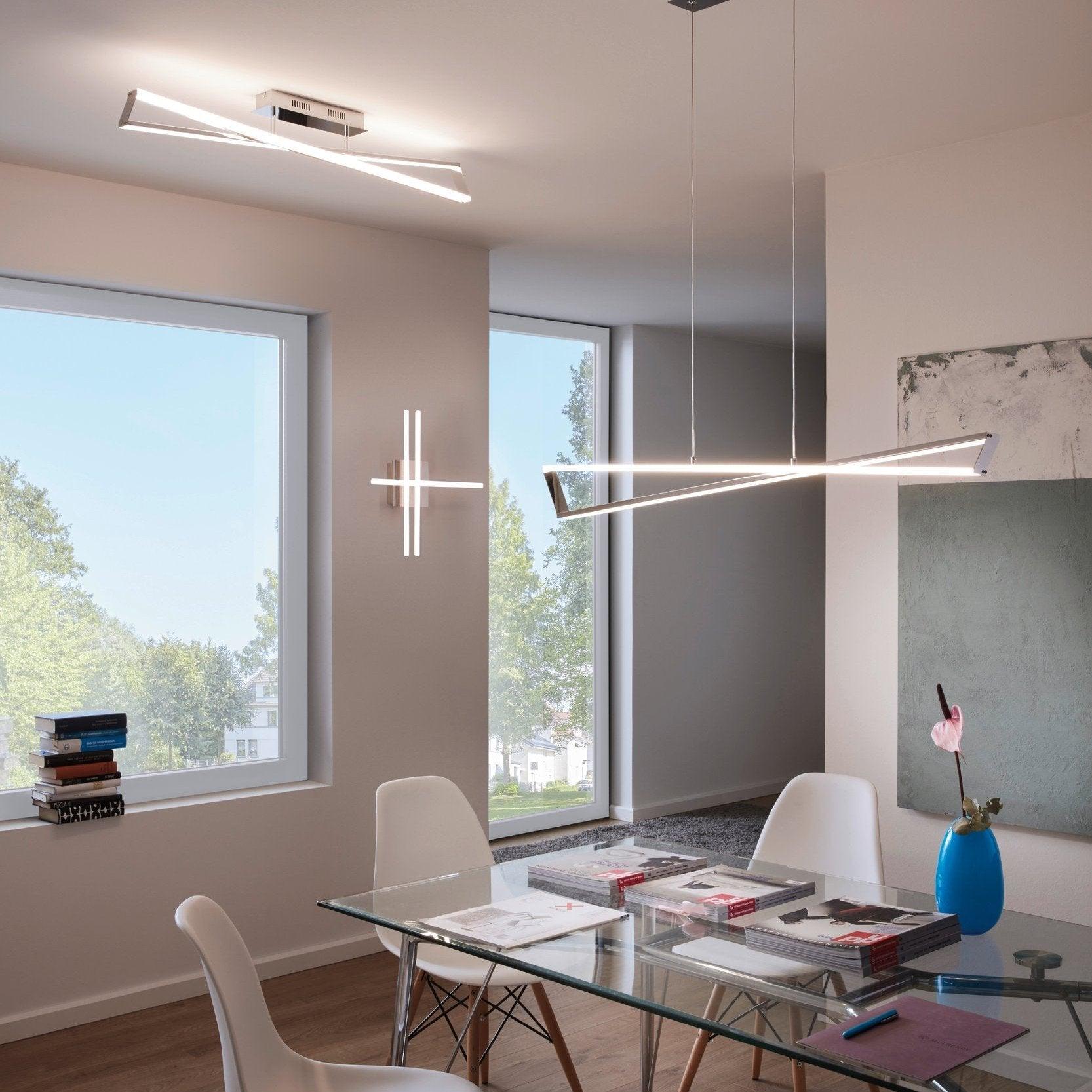 eglo lasana 1 chrome led flush ceiling light