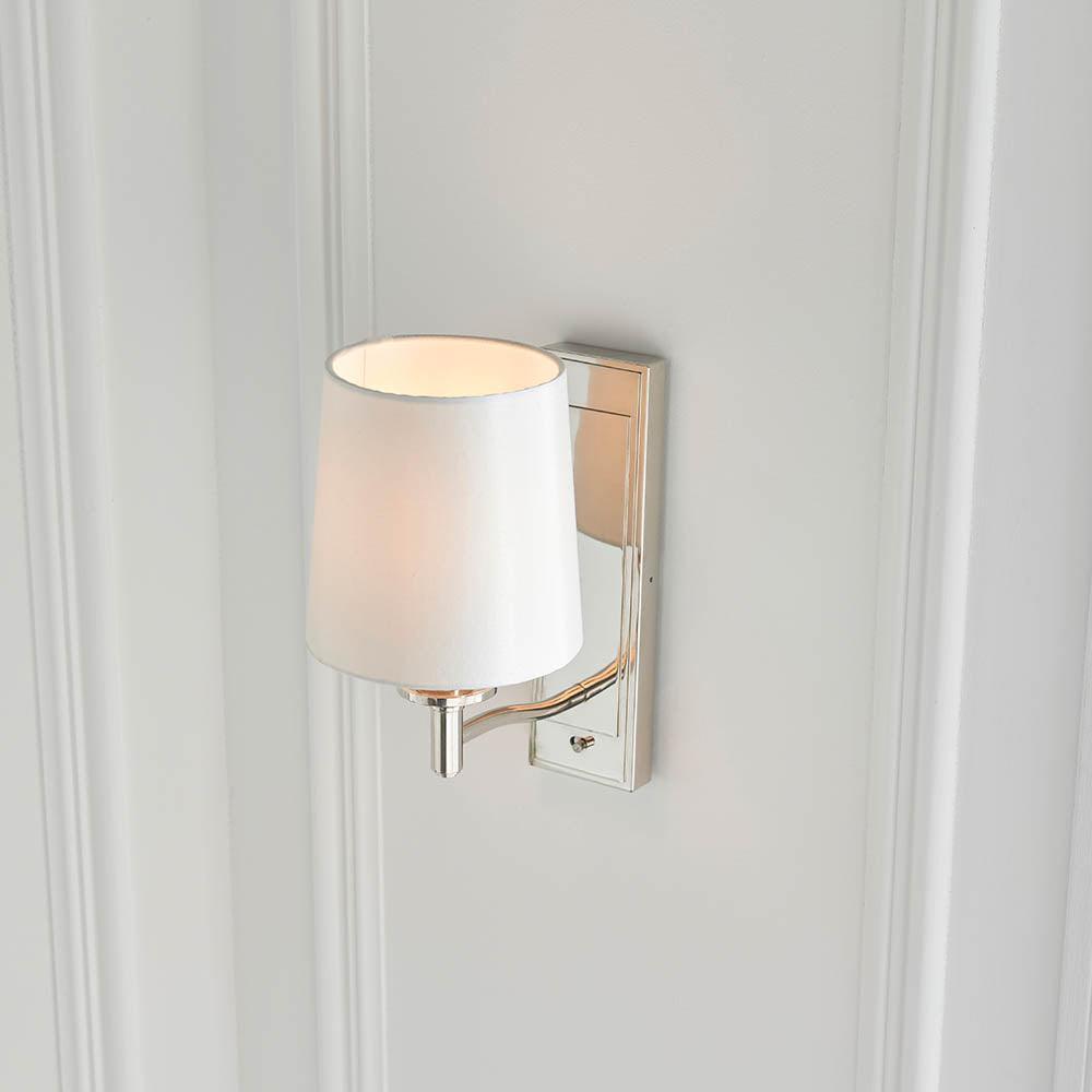 Endon Ortona Nickel Finish Wall Light-OPEN-BOX