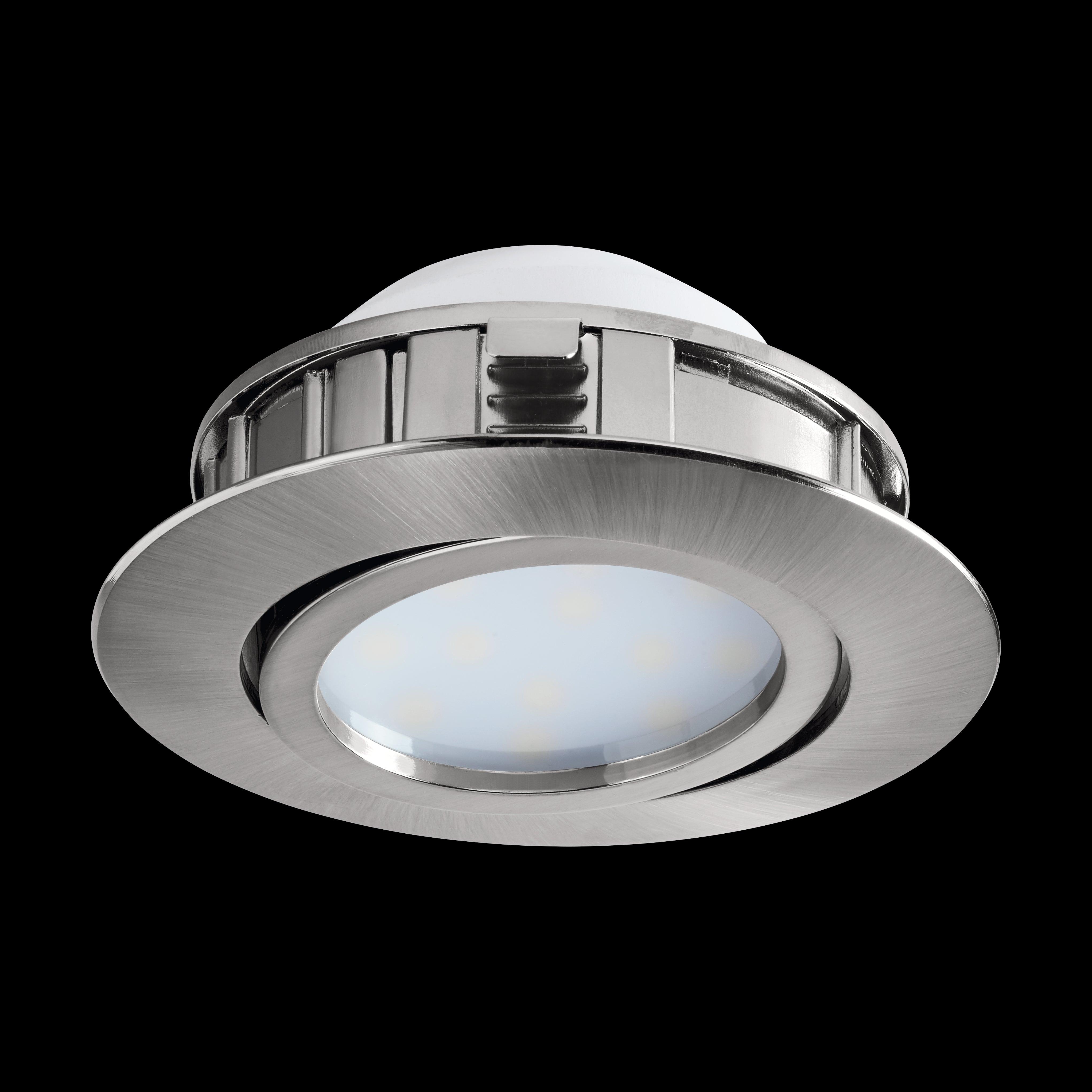 eglo pineda nickel led recessed downlight living room image