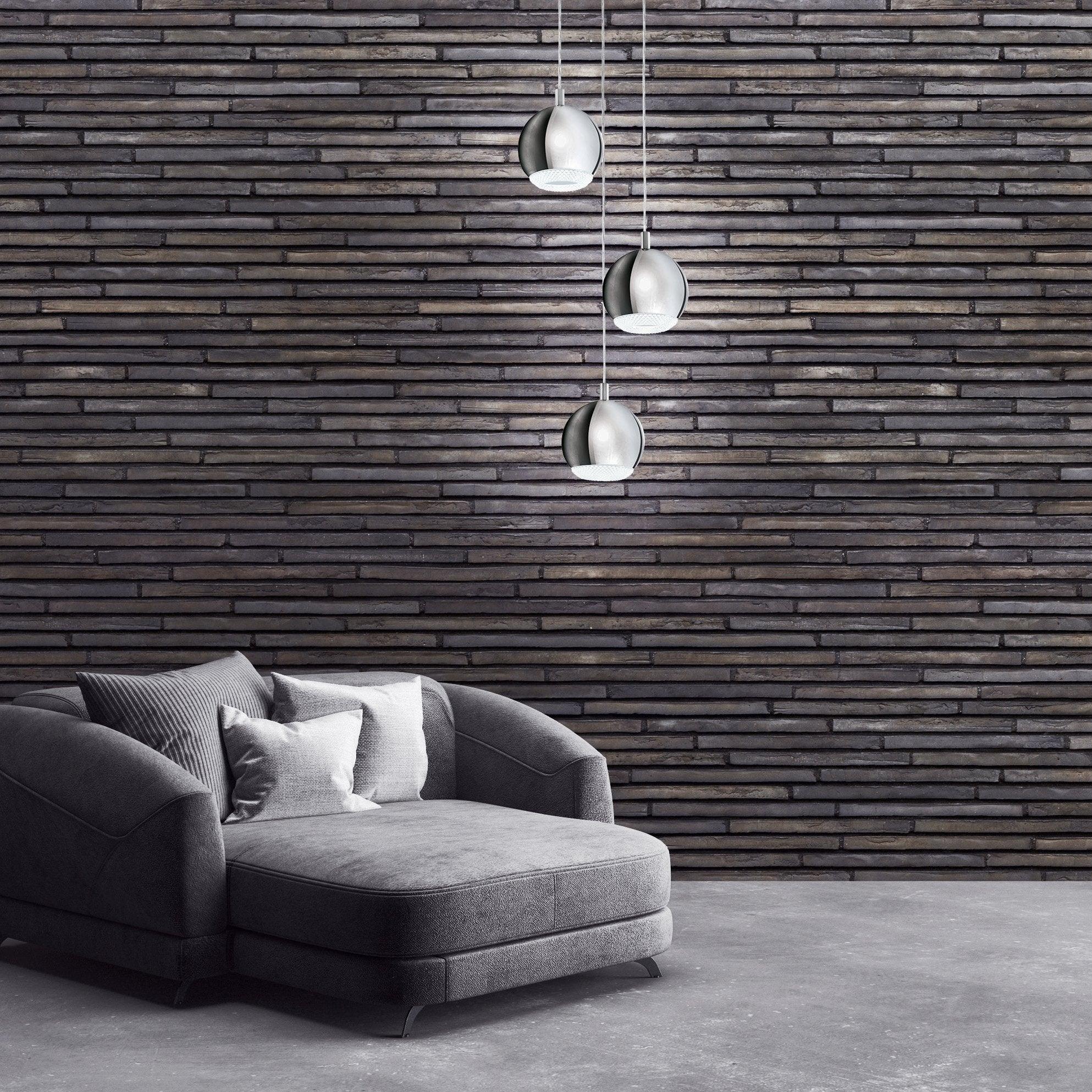 eglo conessa chrome crystal effect 3 light bar ceiling pendant