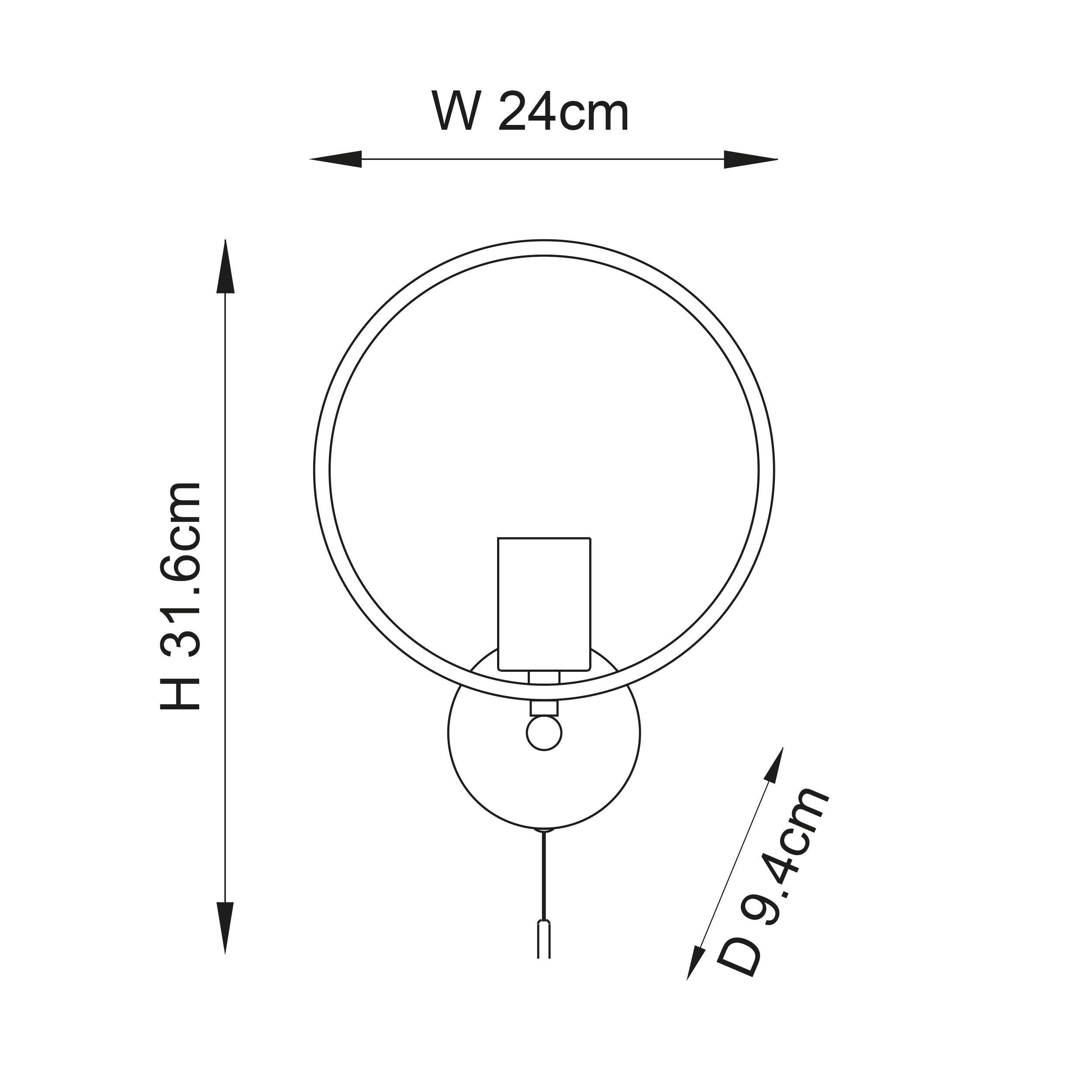 merola chrome finish bathroom wall light 1 by Endon Lighting Living room close up image