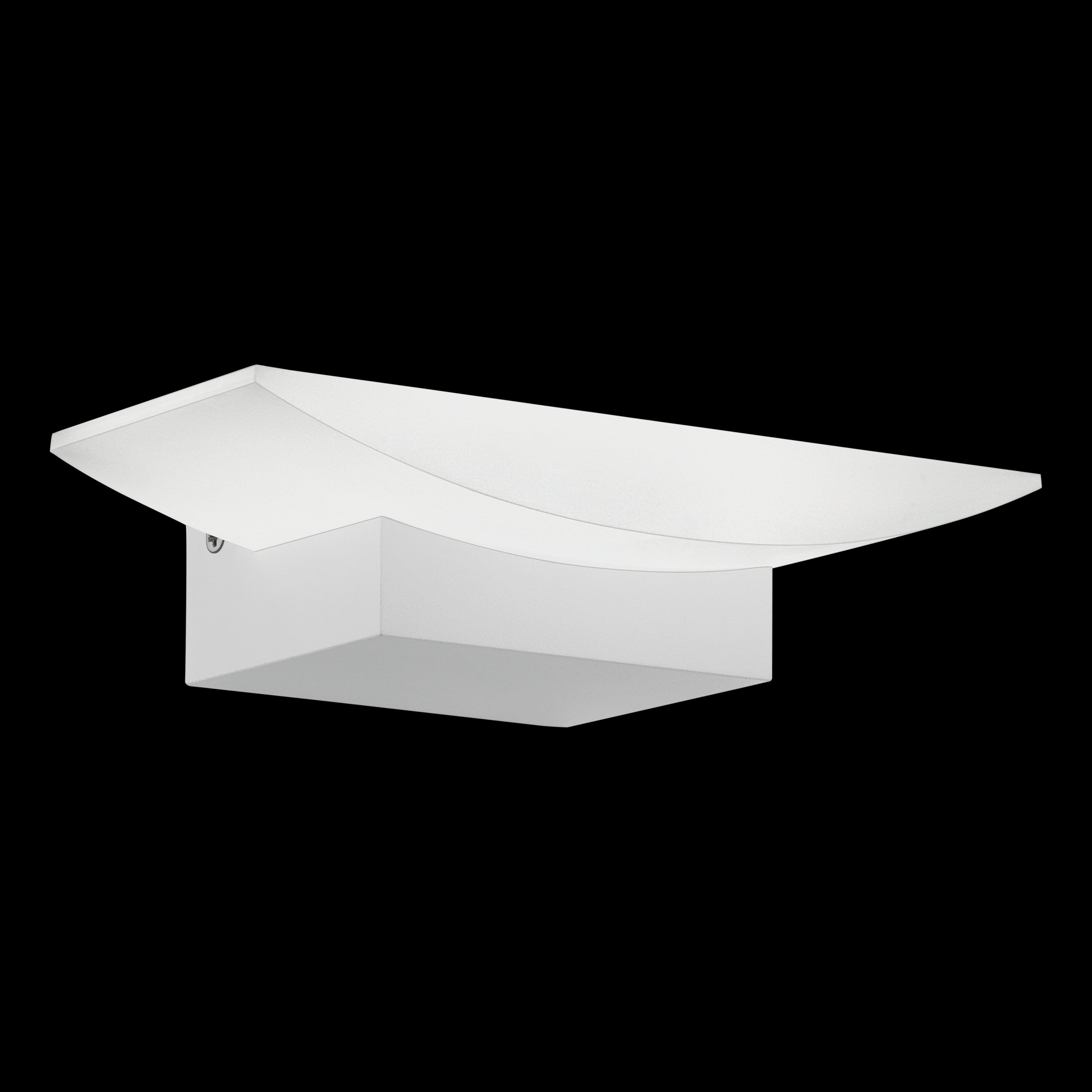 eglo metrass white led wall light living room image