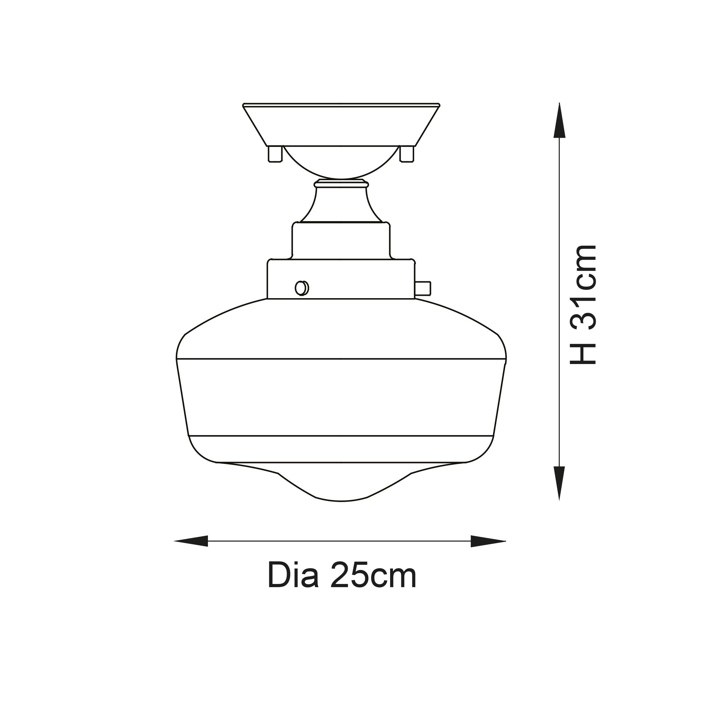 Camberley Semi-Flush School House Chrome Pendant With Opal Glass-warehouse-40